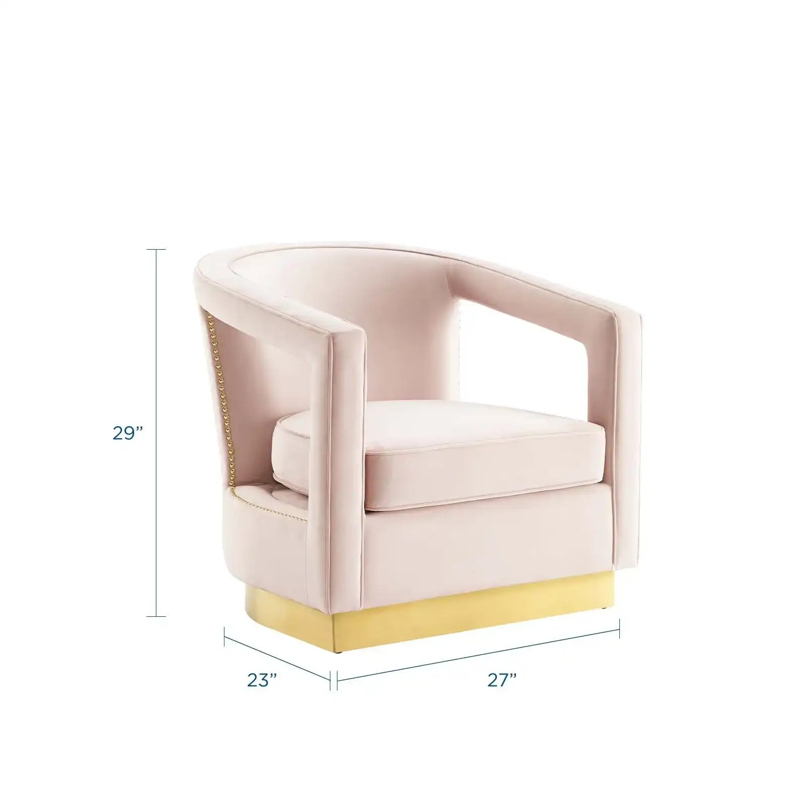 Frolick Performance Velvet Armchair - Best Buy Furniture