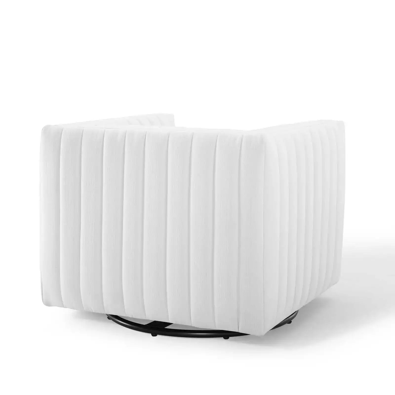 Conjure Tufted Swivel Upholstered Armchair - Best Buy Furniture