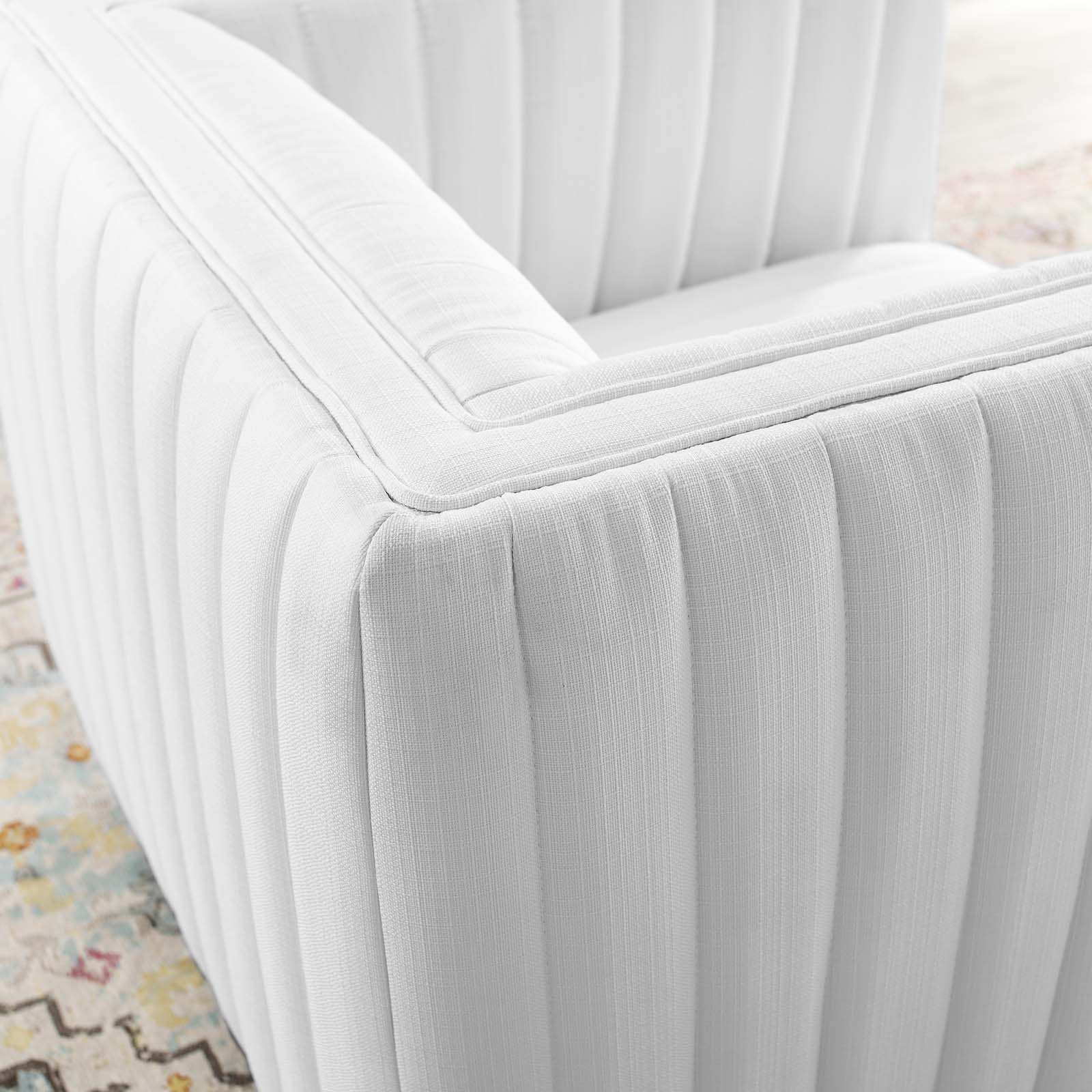 Conjure Tufted Swivel Upholstered Armchair - Best Buy Furniture