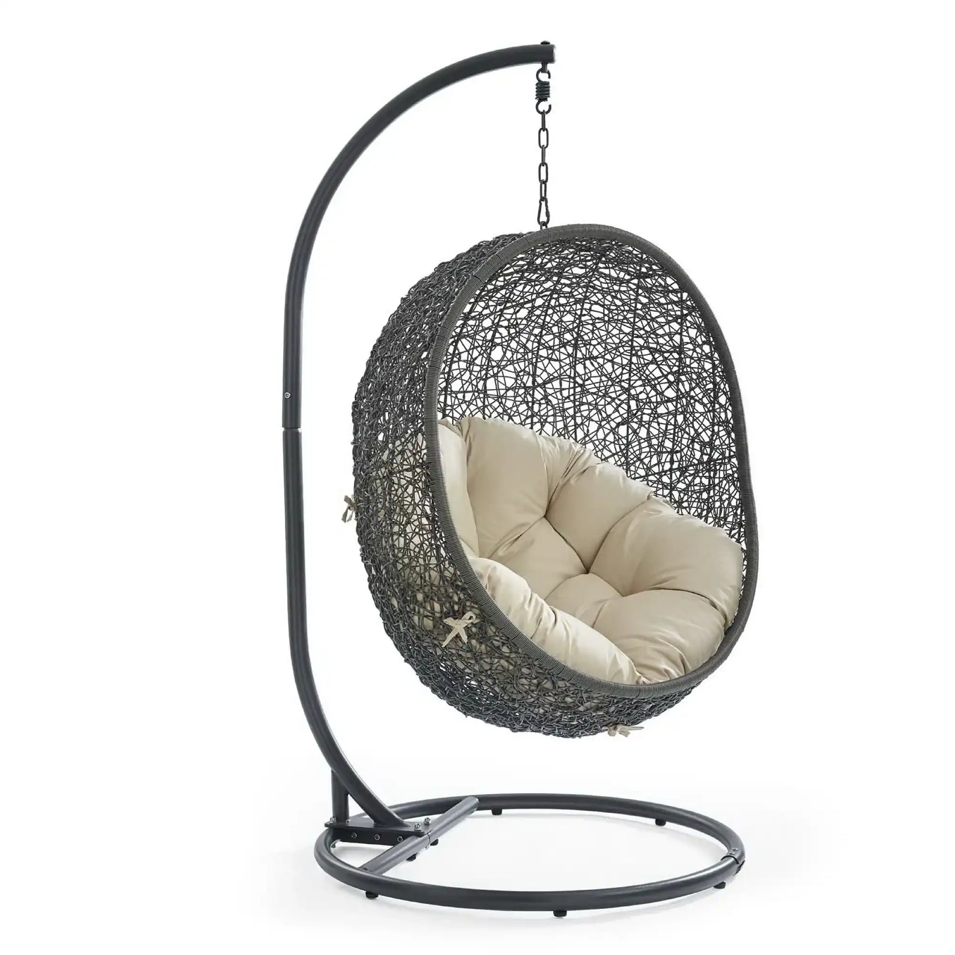 Hide Outdoor Patio Sunbrella� Swing Chair With Stand by Modway - Best Buy Furniture