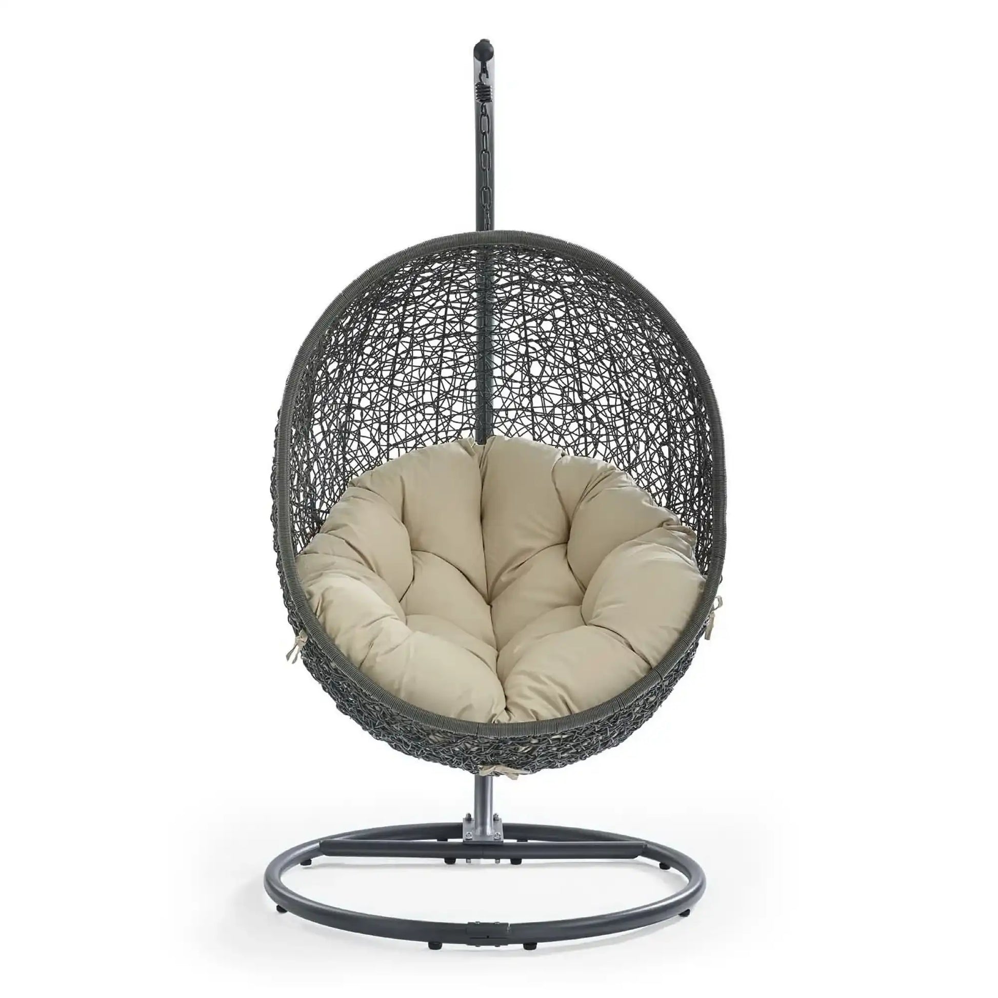 Hide Outdoor Patio Sunbrella� Swing Chair With Stand by Modway - Best Buy Furniture