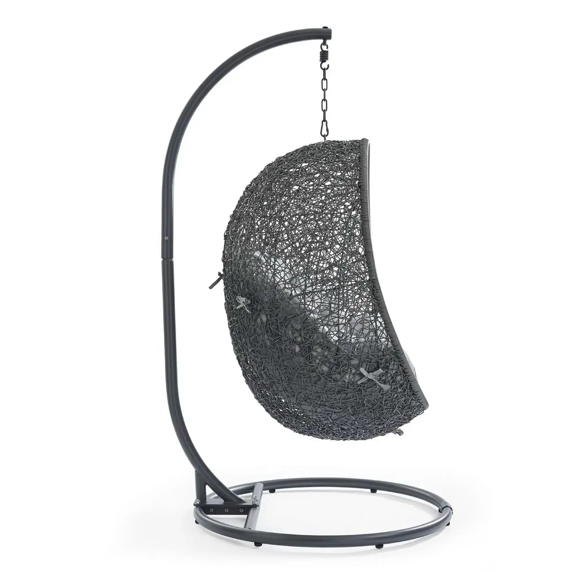 Hide Outdoor Patio Sunbrella� Swing Chair With Stand by Modway - Best Buy Furniture