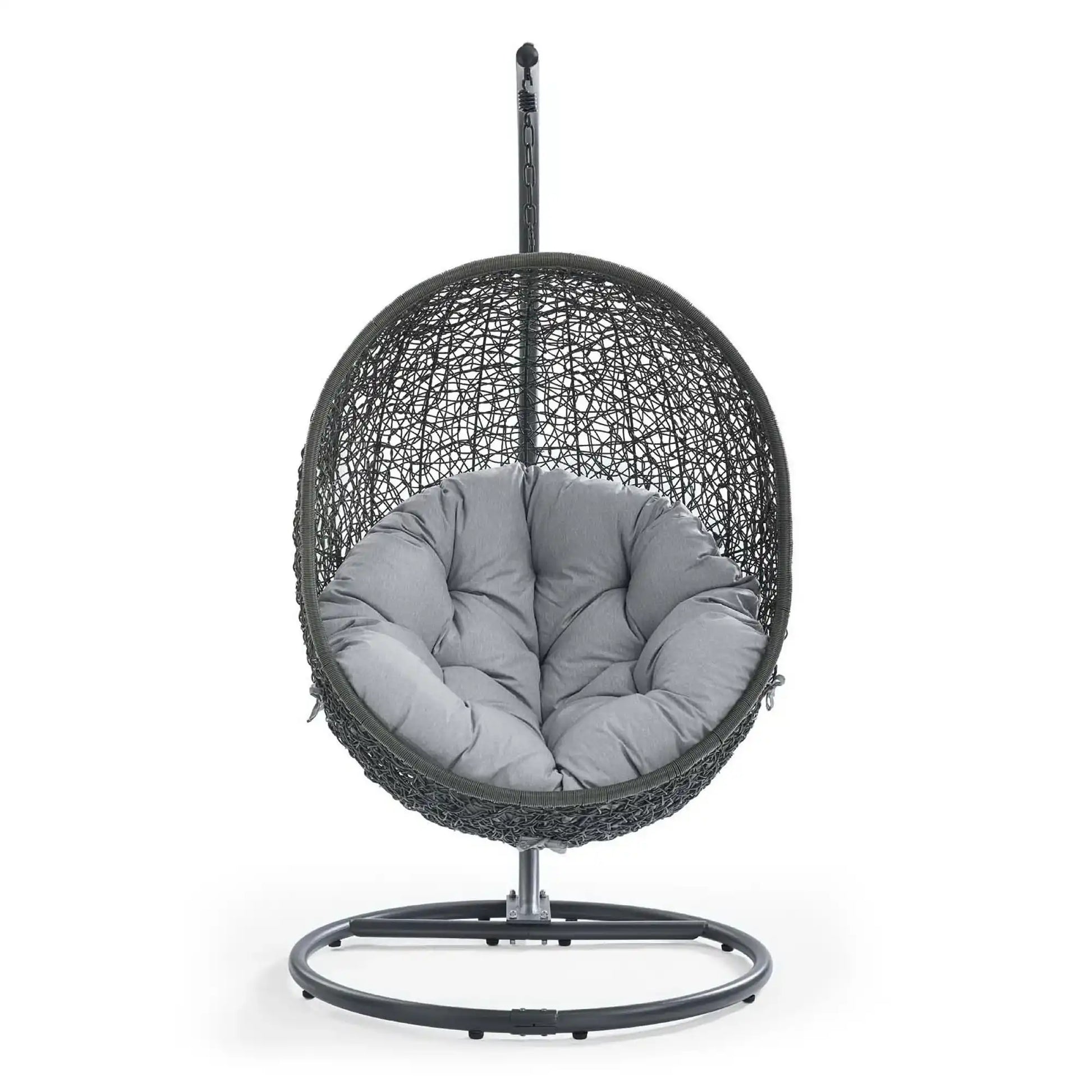 Hide Outdoor Patio Sunbrella� Swing Chair With Stand by Modway - Best Buy Furniture