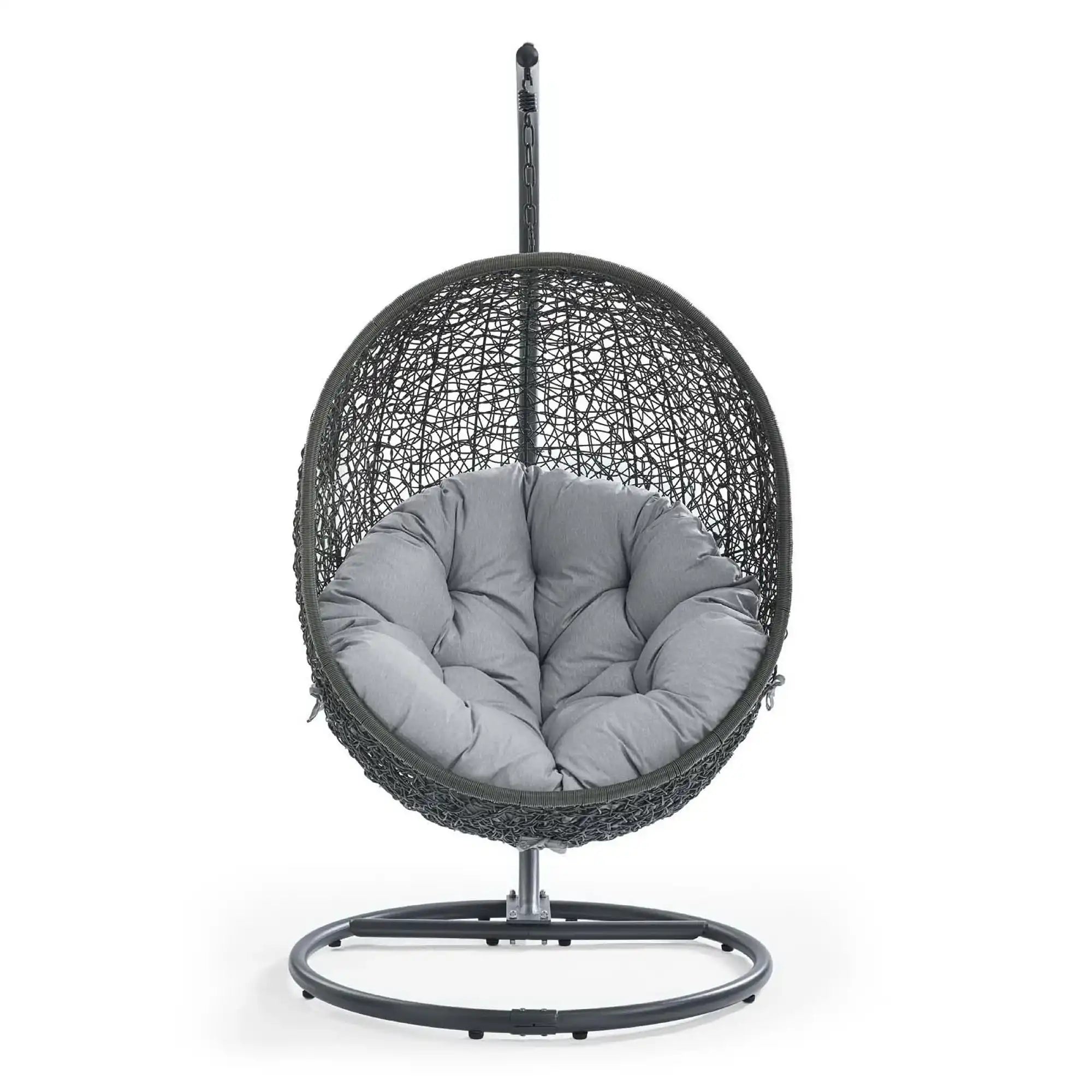 Hide Outdoor Patio Sunbrella� Swing Chair With Stand by Modway - Best Buy Furniture
