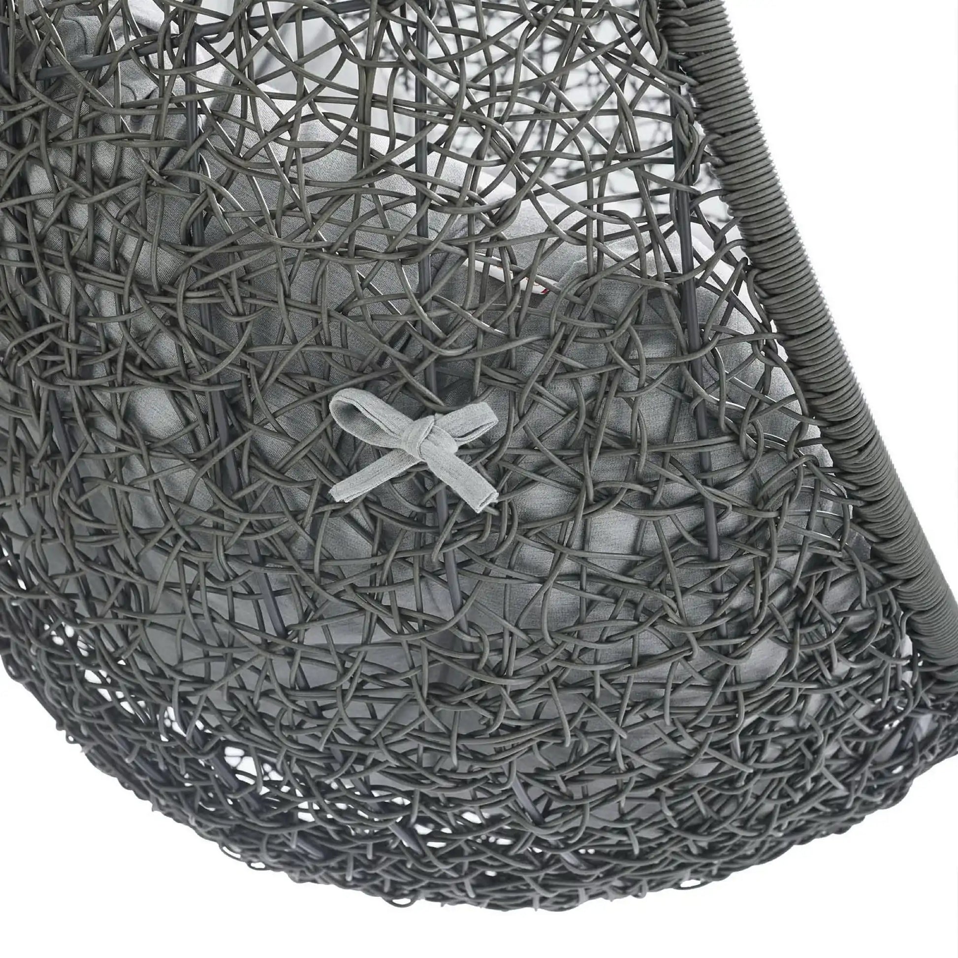 Hide Outdoor Patio Sunbrella� Swing Chair With Stand by Modway - Best Buy Furniture