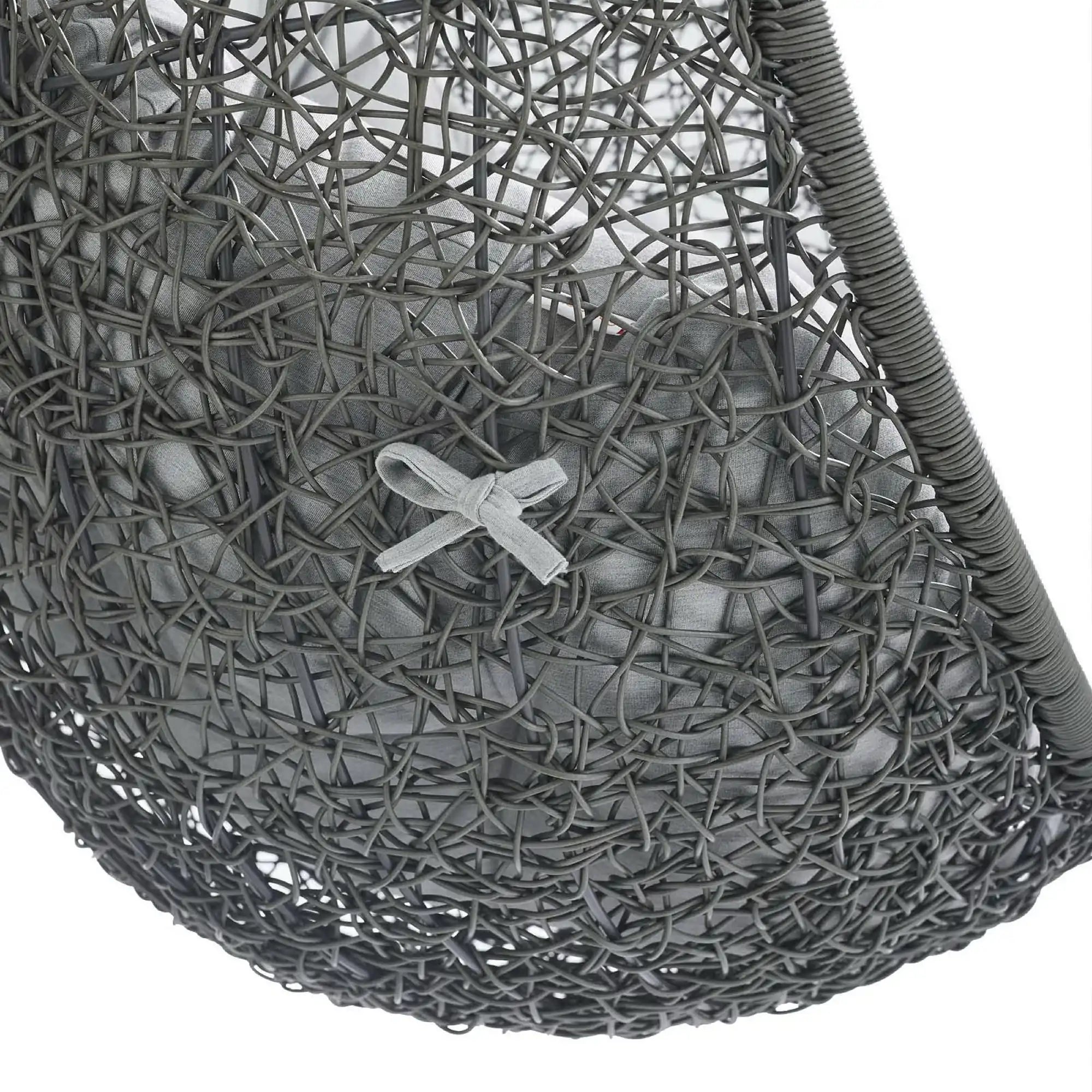 Hide Outdoor Patio Sunbrella� Swing Chair With Stand by Modway - Best Buy Furniture