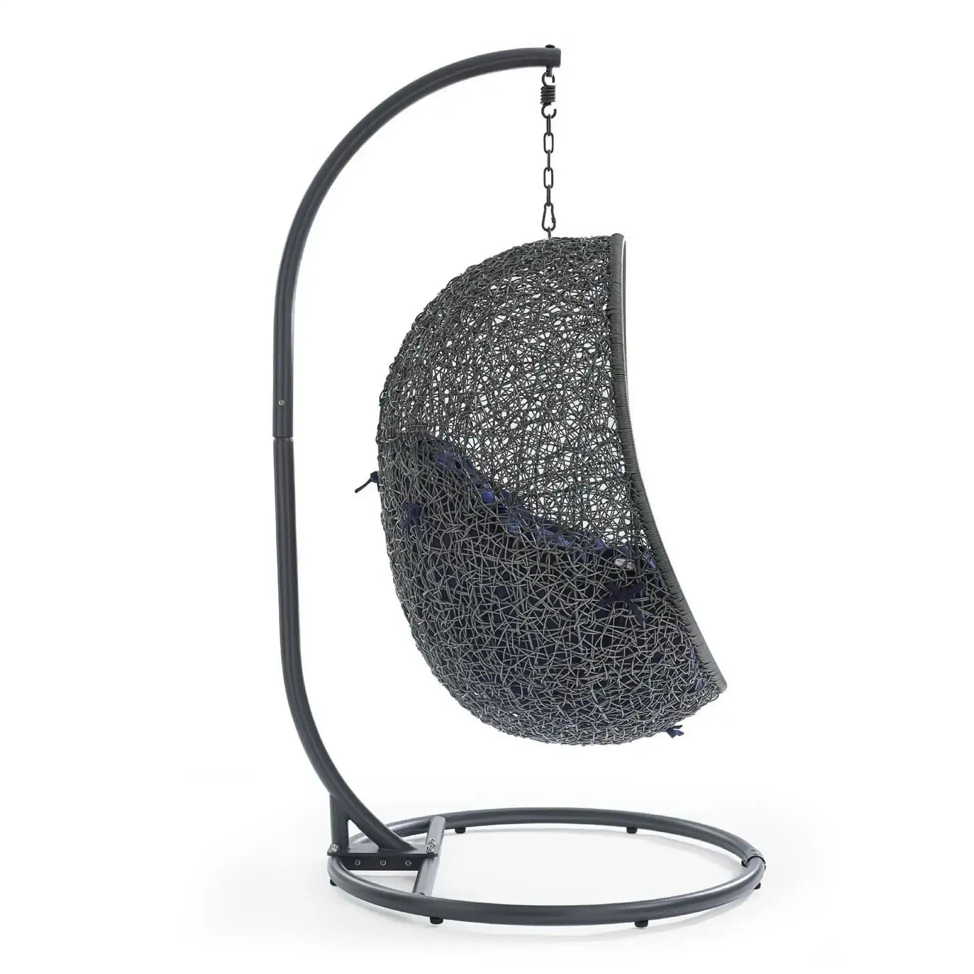 Hide Outdoor Patio Sunbrella� Swing Chair With Stand by Modway - Best Buy Furniture