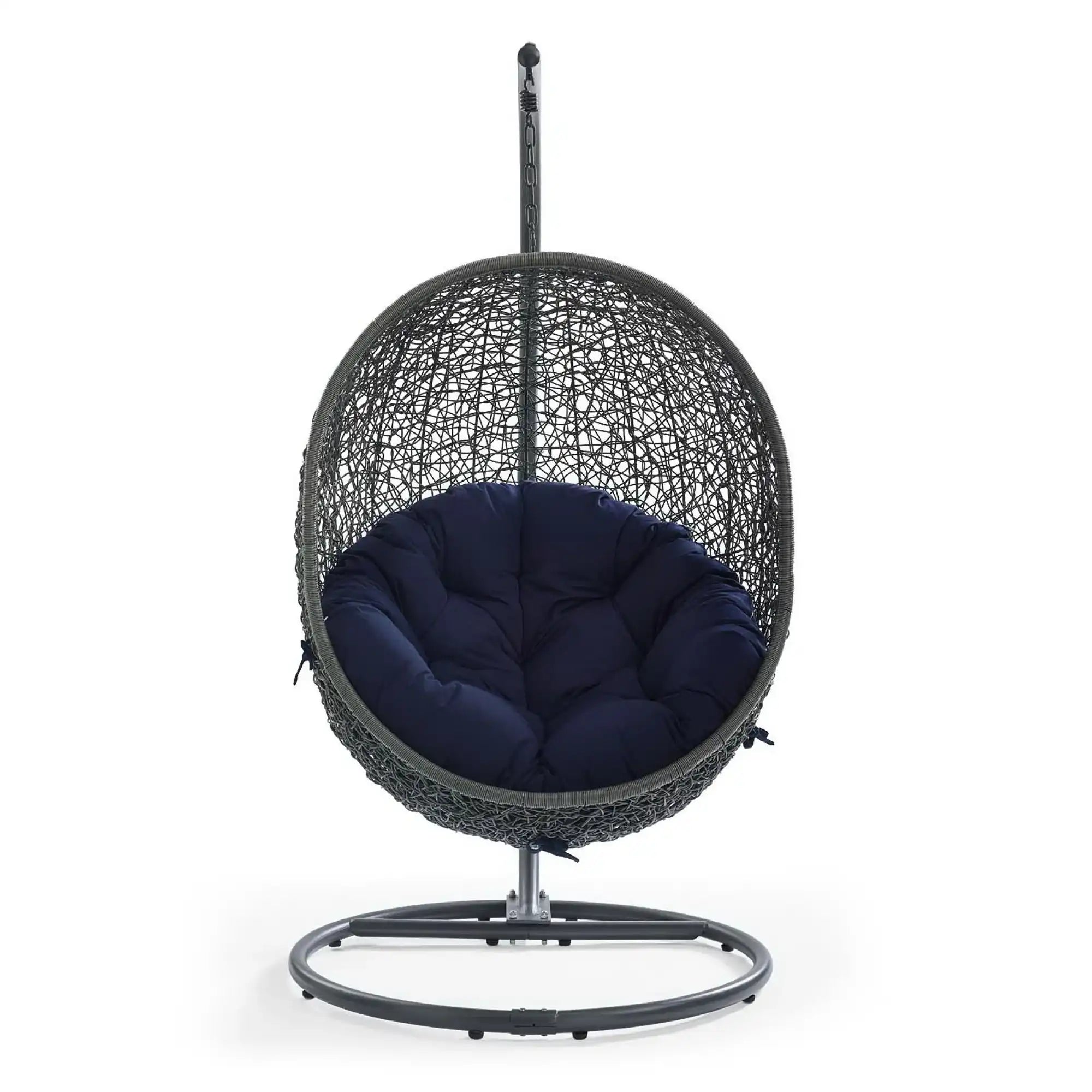 Hide Outdoor Patio Sunbrella� Swing Chair With Stand by Modway - Best Buy Furniture