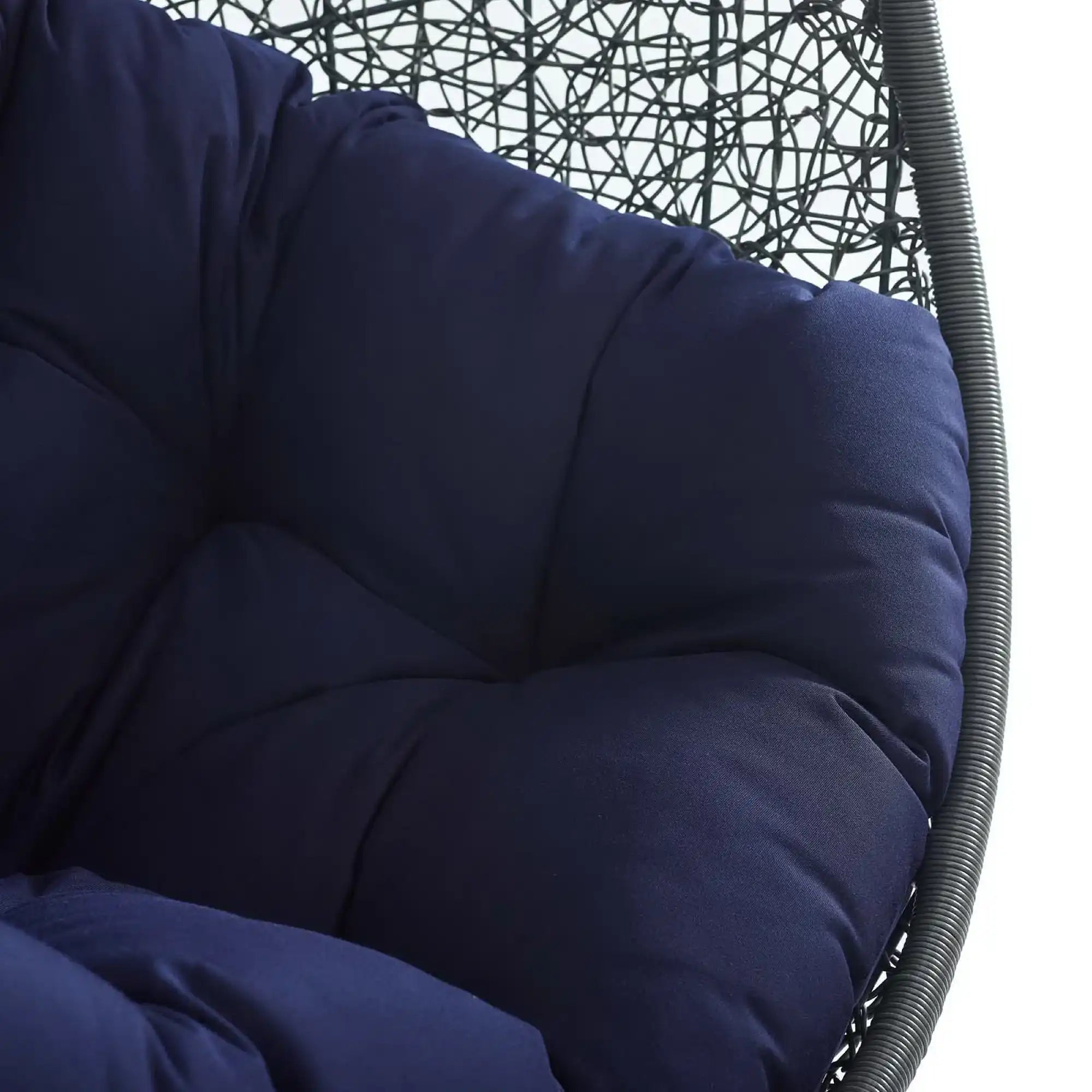 Hide Outdoor Patio Sunbrella� Swing Chair With Stand by Modway - Best Buy Furniture