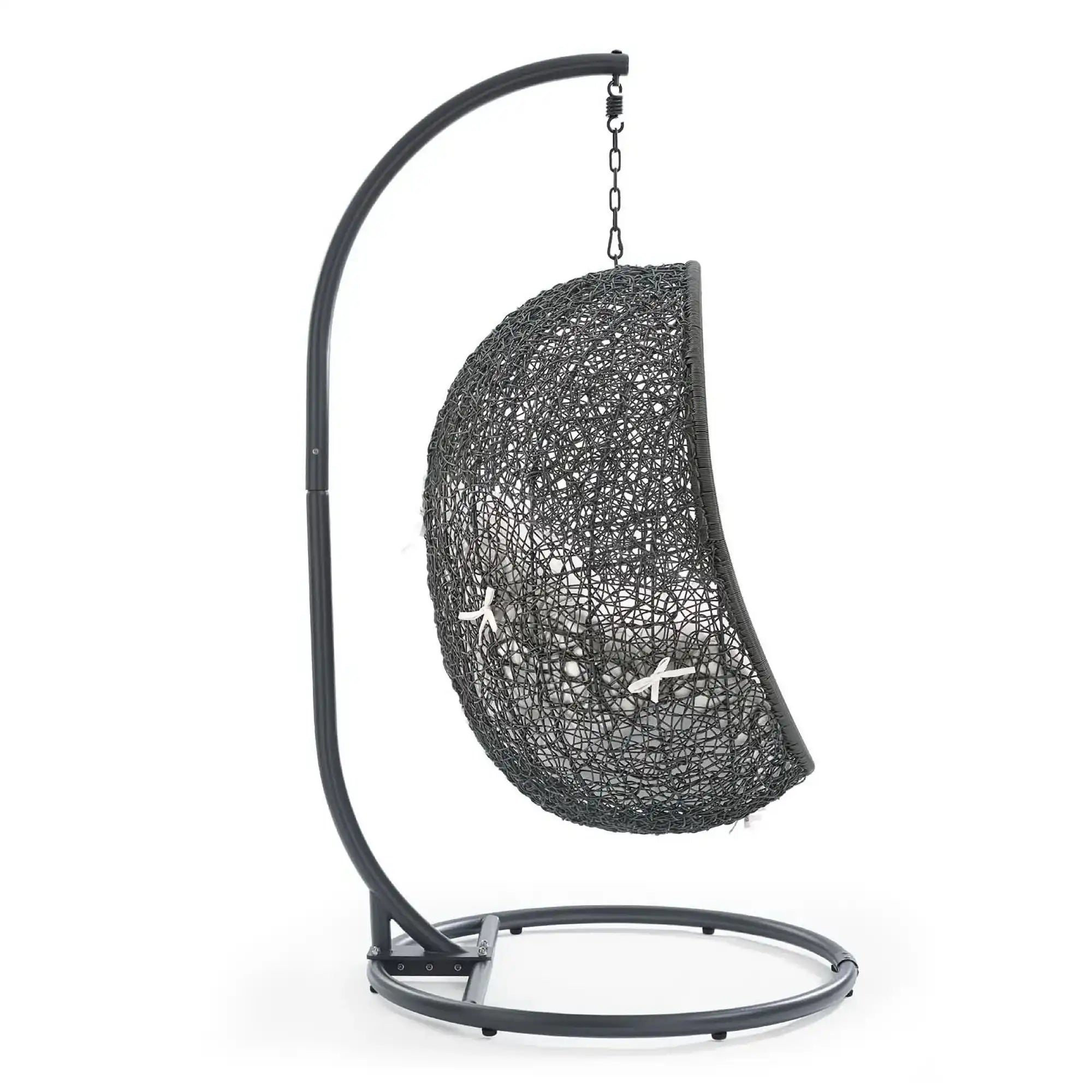Hide Outdoor Patio Sunbrella� Swing Chair With Stand by Modway - Best Buy Furniture