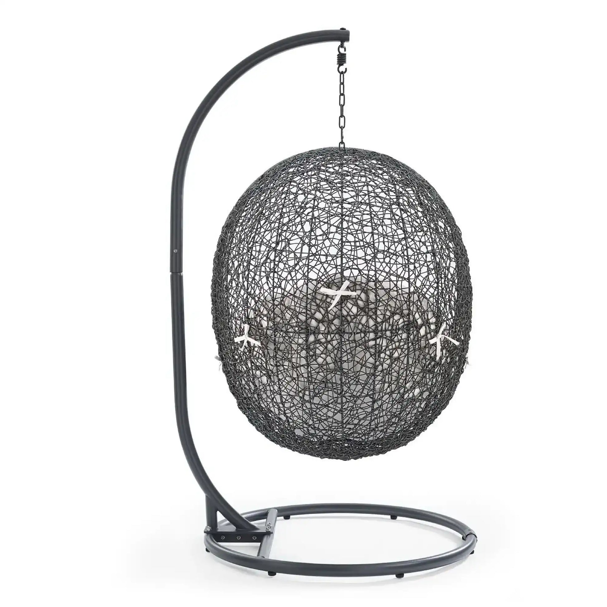 Hide Outdoor Patio Sunbrella� Swing Chair With Stand by Modway - Best Buy Furniture