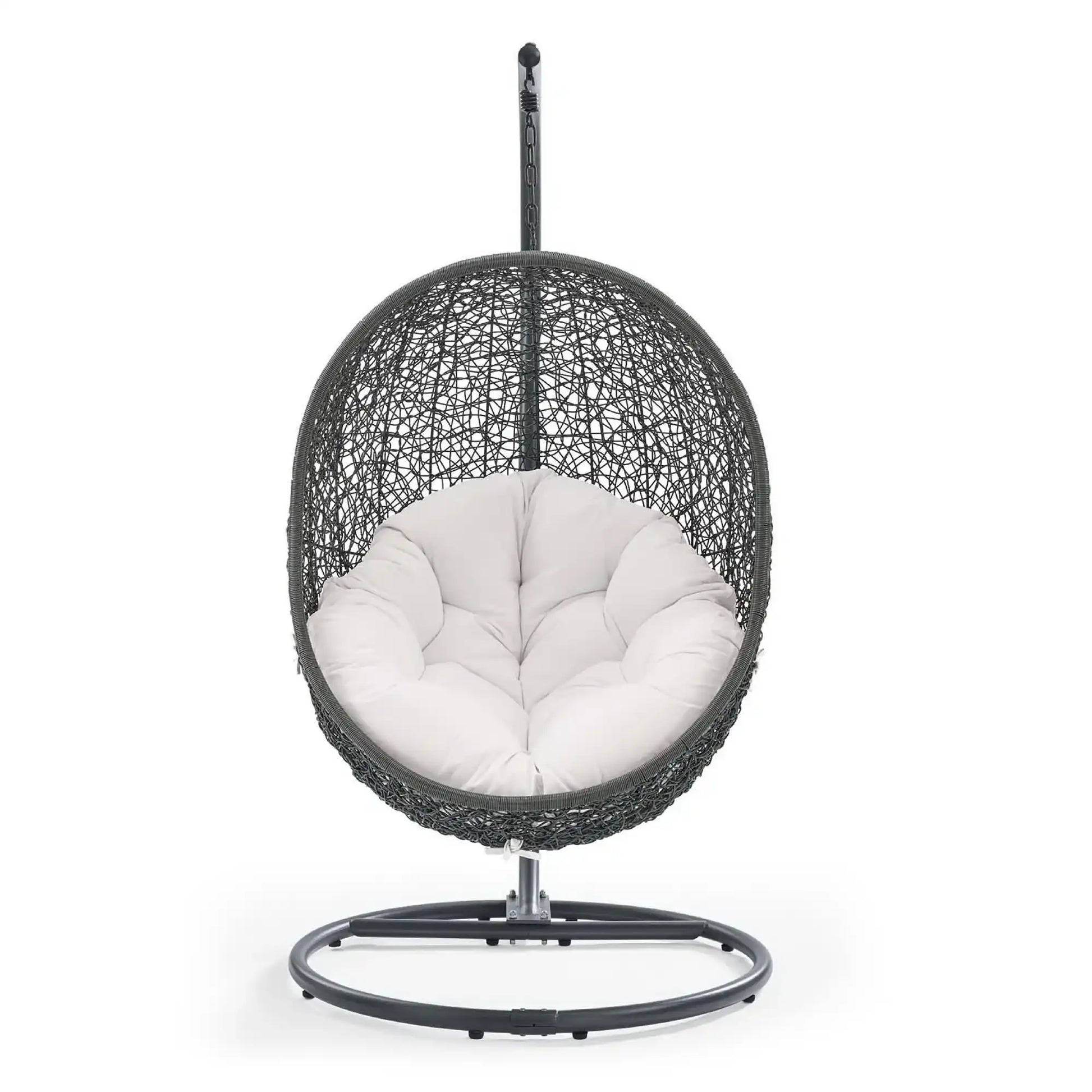 Hide Outdoor Patio Sunbrella� Swing Chair With Stand by Modway - Best Buy Furniture