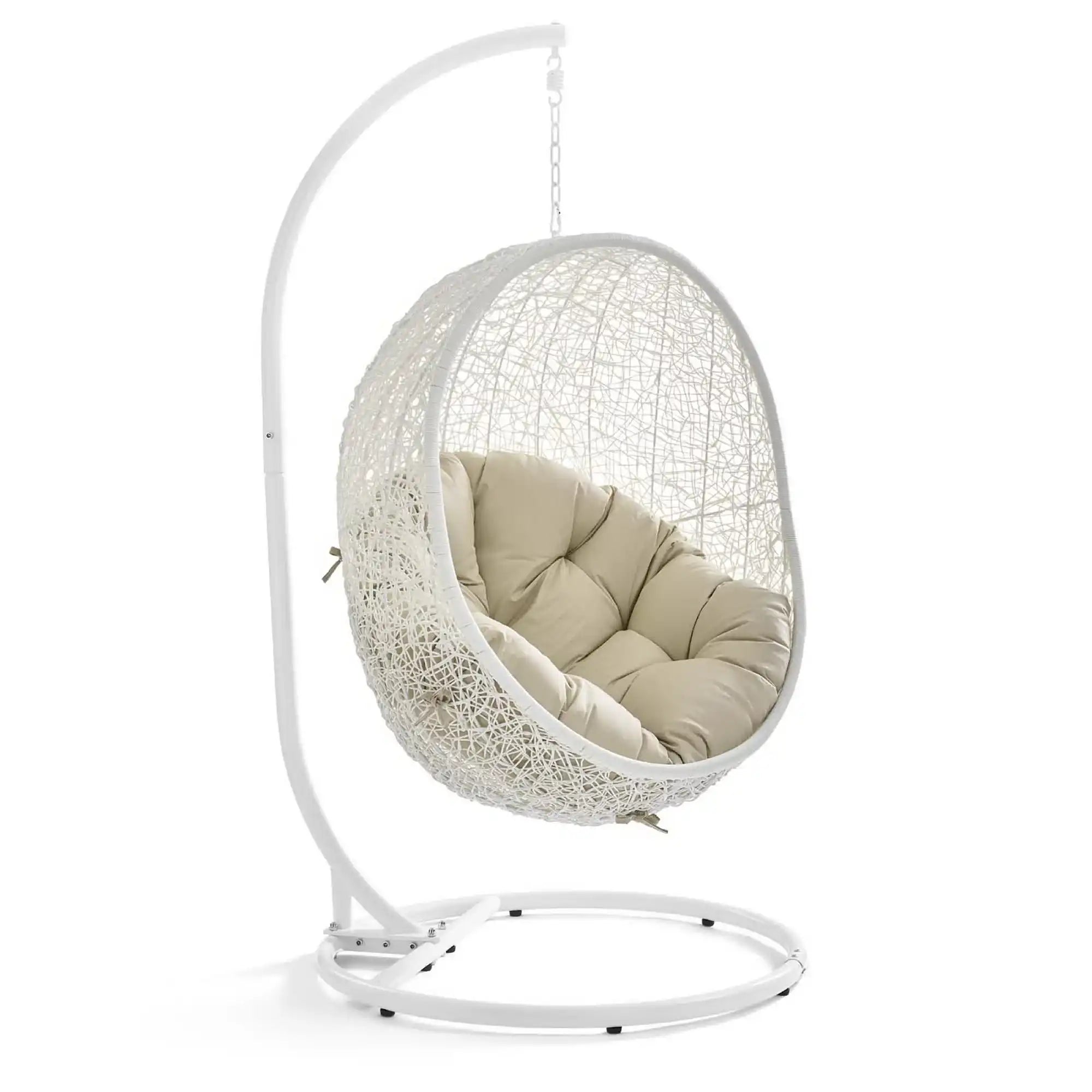 Hide Outdoor Patio Sunbrella� Swing Chair With Stand by Modway - Best Buy Furniture