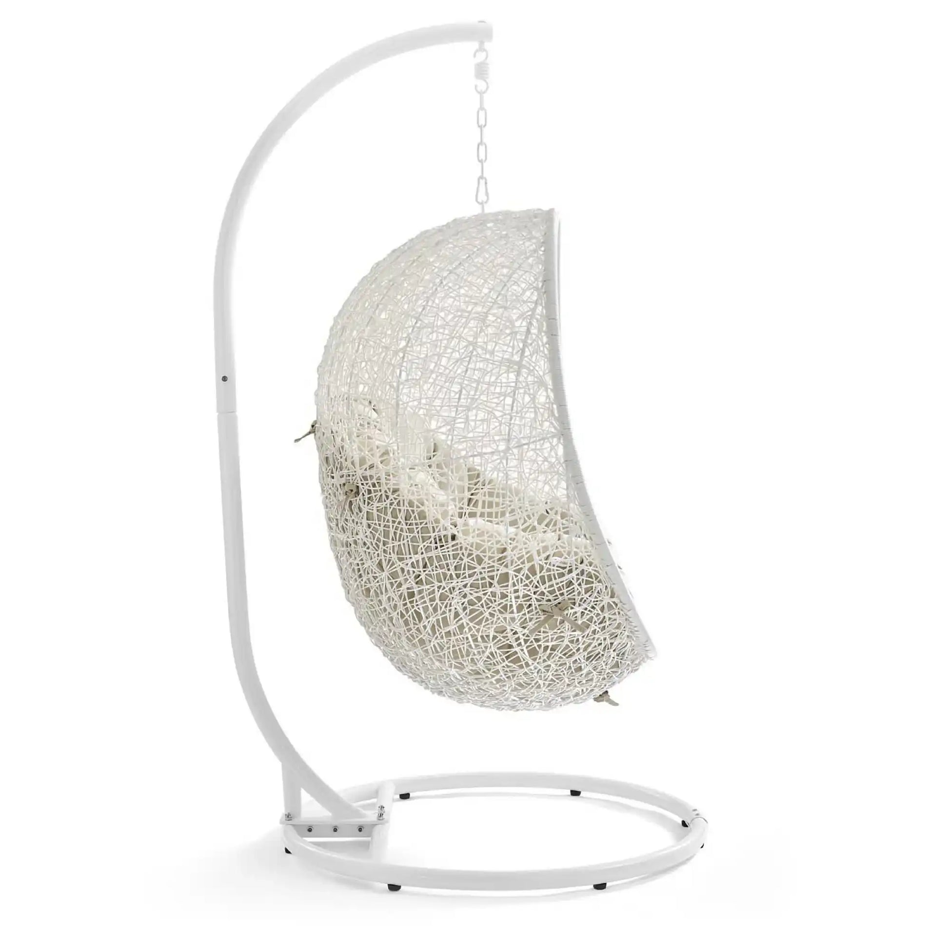 Hide Outdoor Patio Sunbrella� Swing Chair With Stand by Modway - Best Buy Furniture