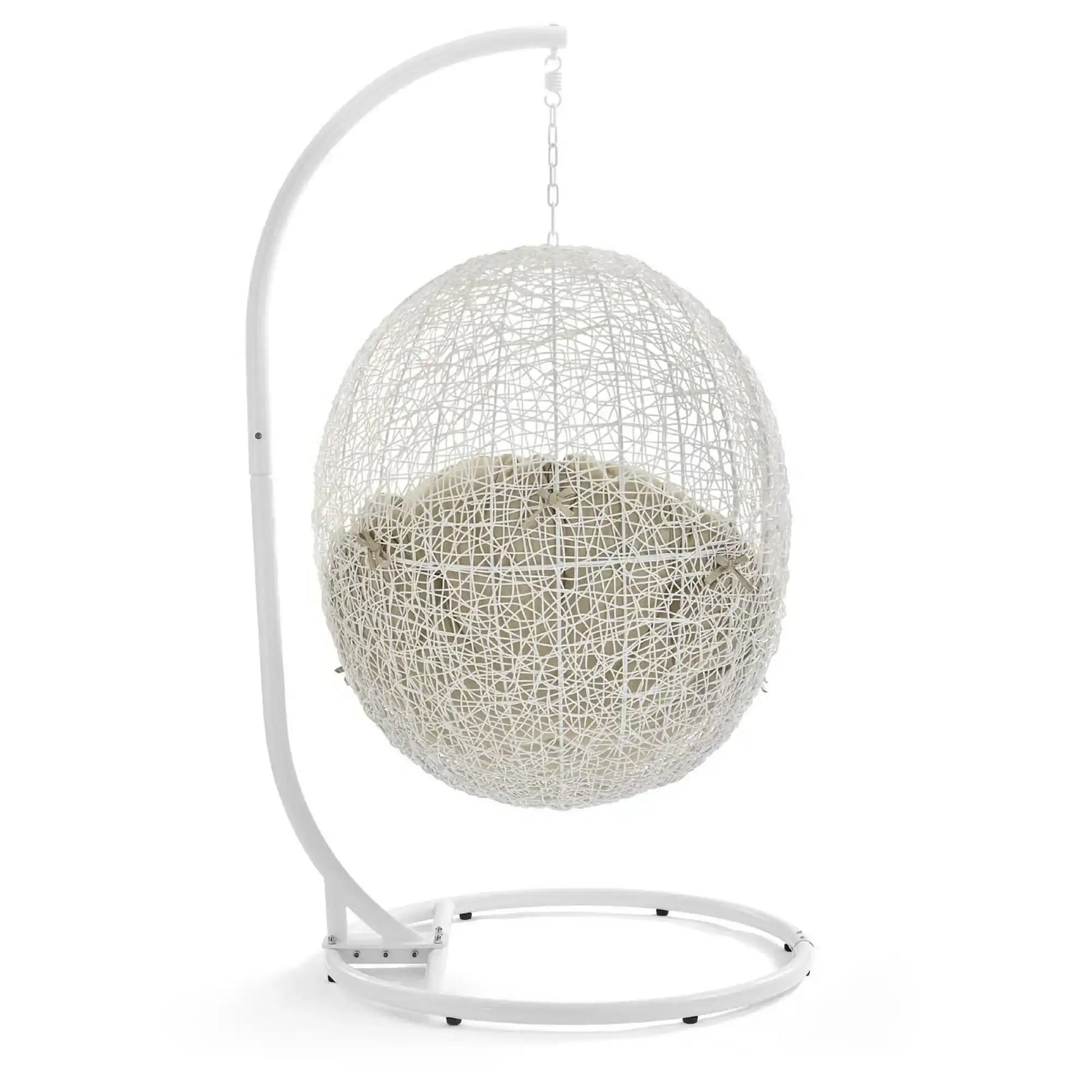 Hide Outdoor Patio Sunbrella� Swing Chair With Stand by Modway - Best Buy Furniture