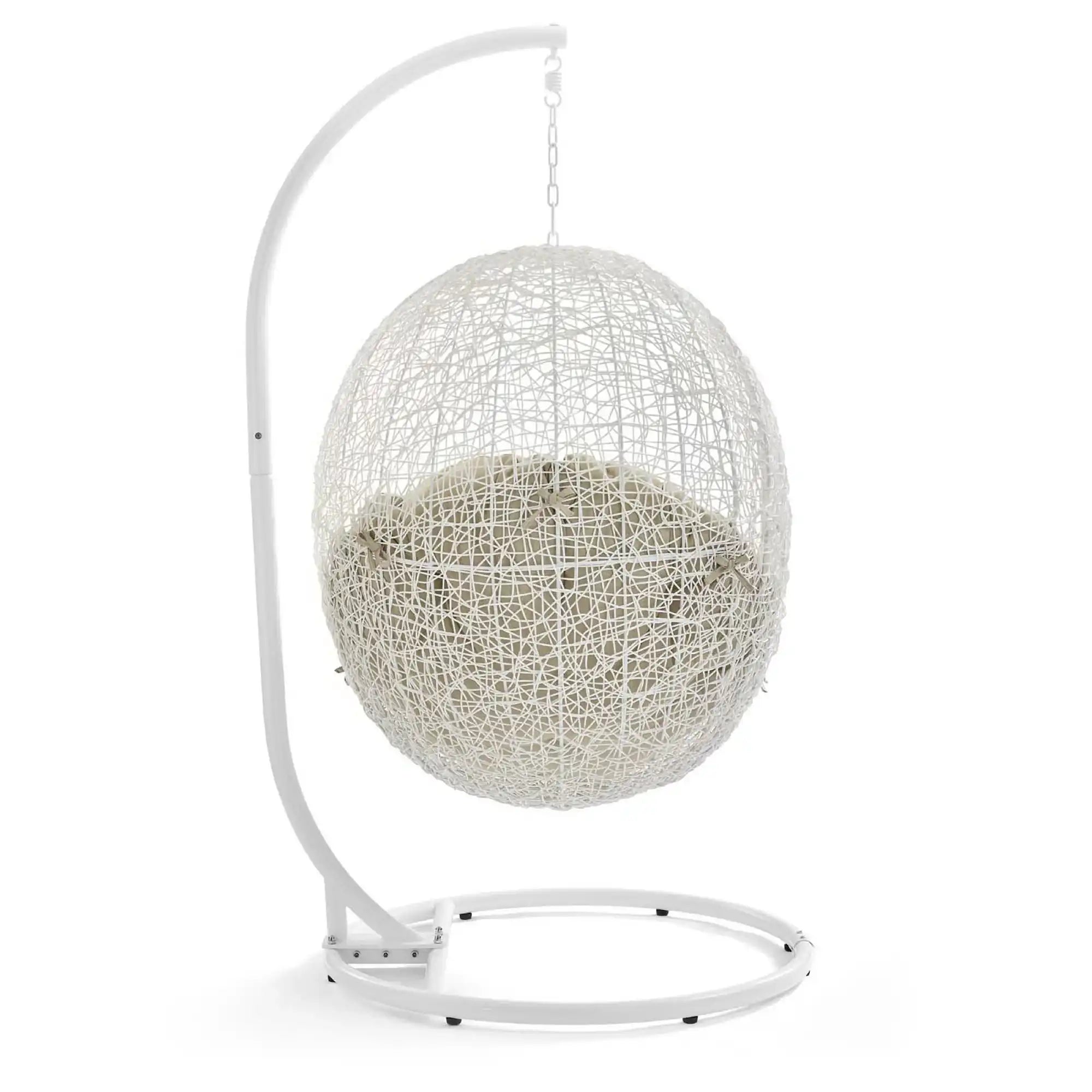Hide Outdoor Patio Sunbrella� Swing Chair With Stand by Modway - Best Buy Furniture