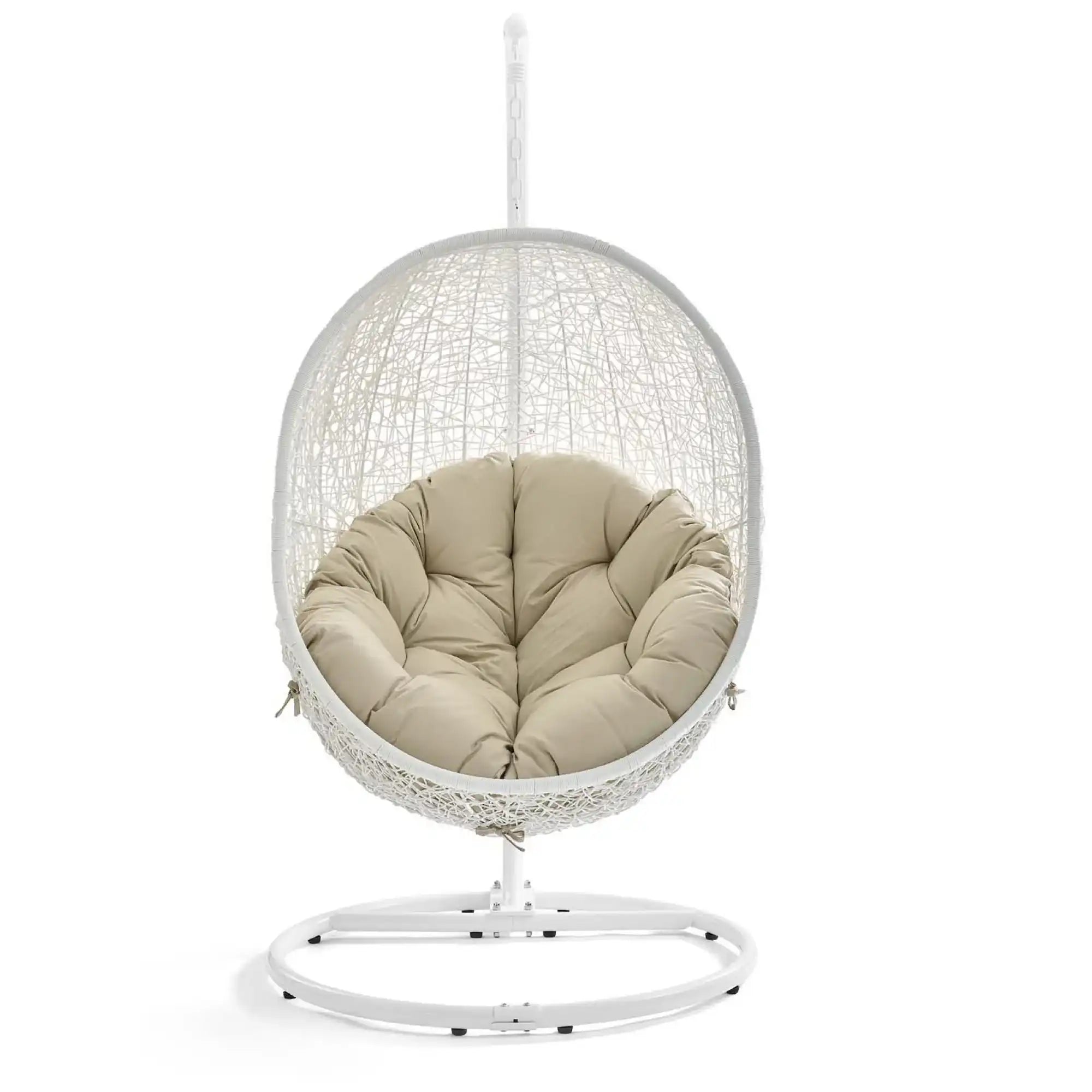 Hide Outdoor Patio Sunbrella� Swing Chair With Stand by Modway - Best Buy Furniture