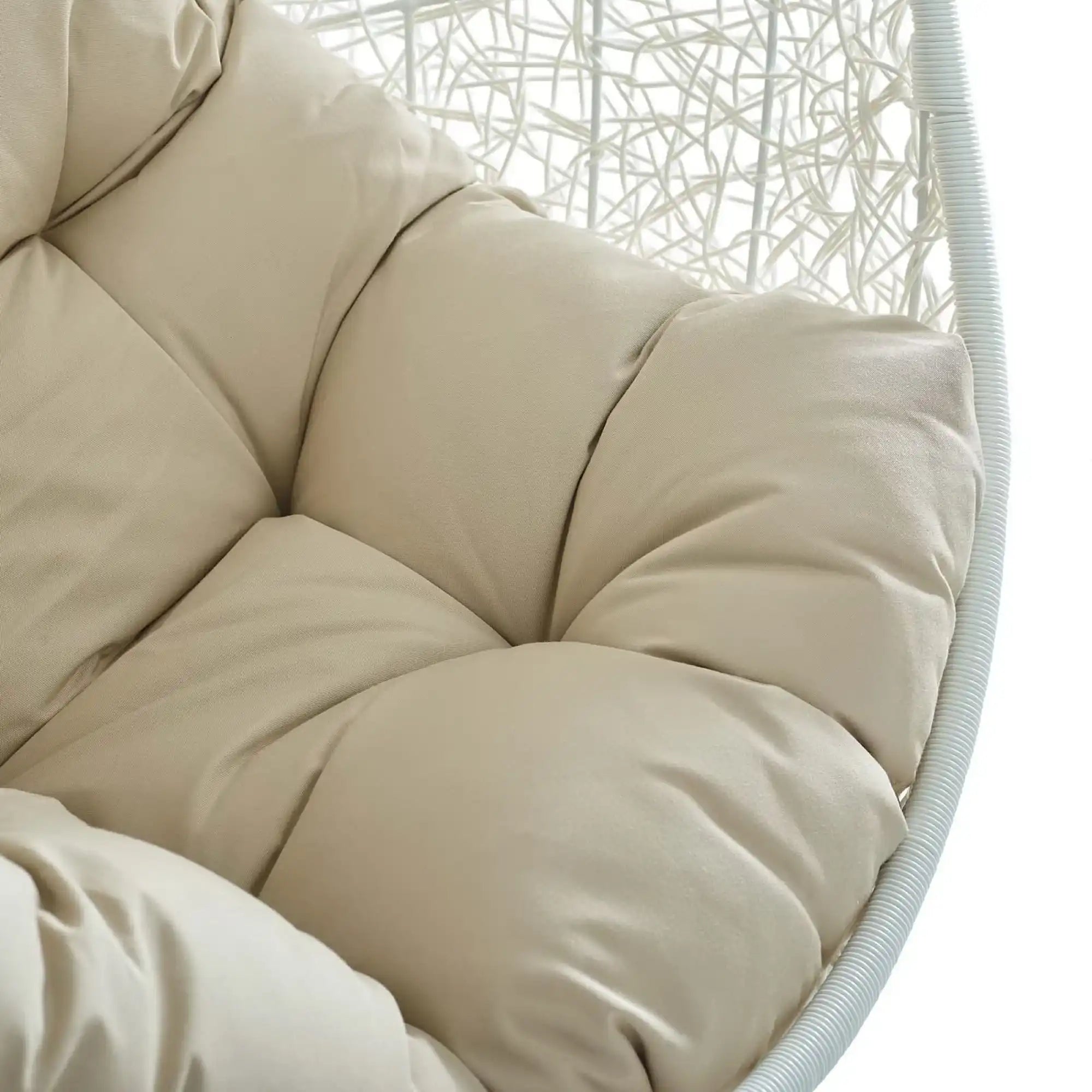 Hide Outdoor Patio Sunbrella� Swing Chair With Stand by Modway - Best Buy Furniture