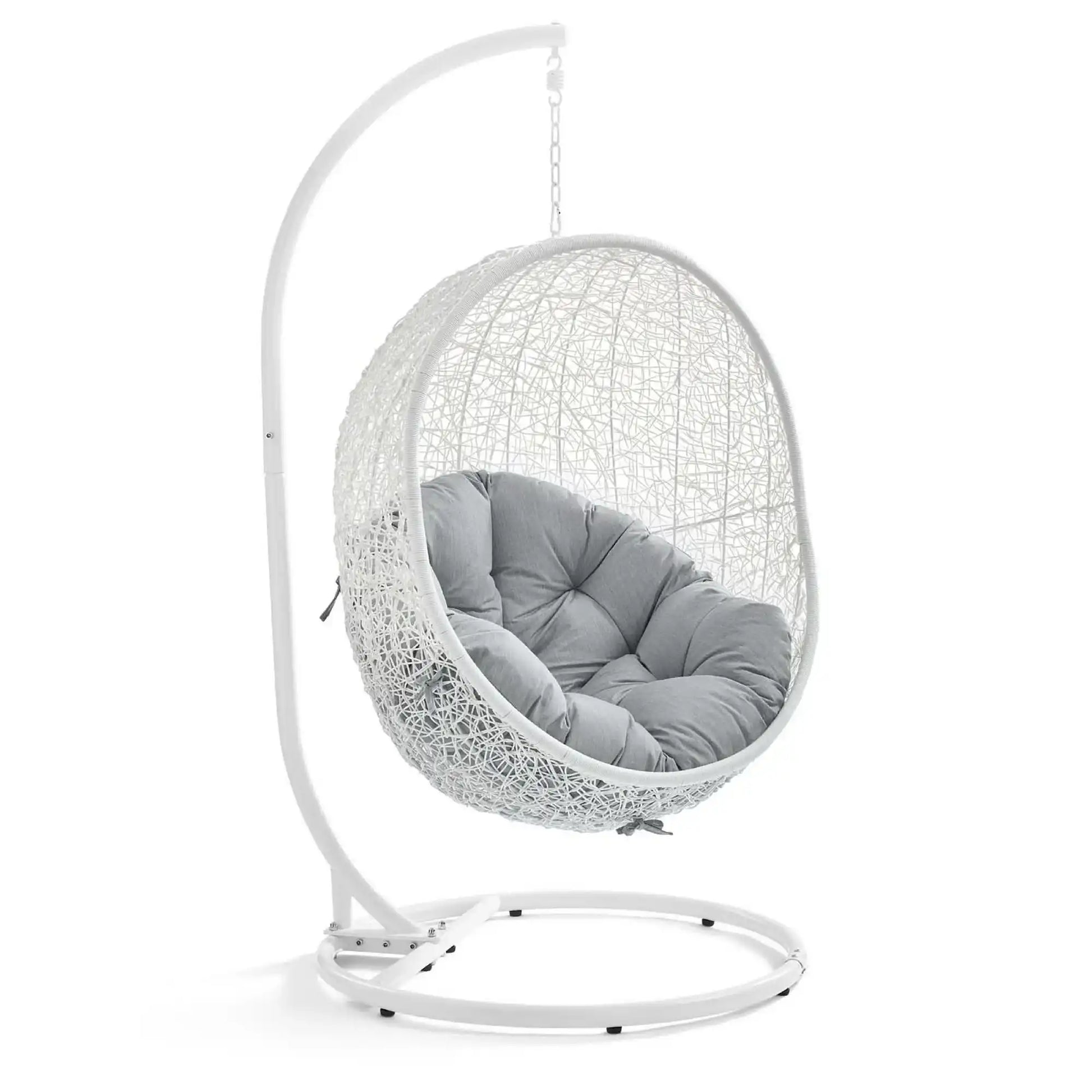 Hide Outdoor Patio Sunbrella� Swing Chair With Stand by Modway - Best Buy Furniture