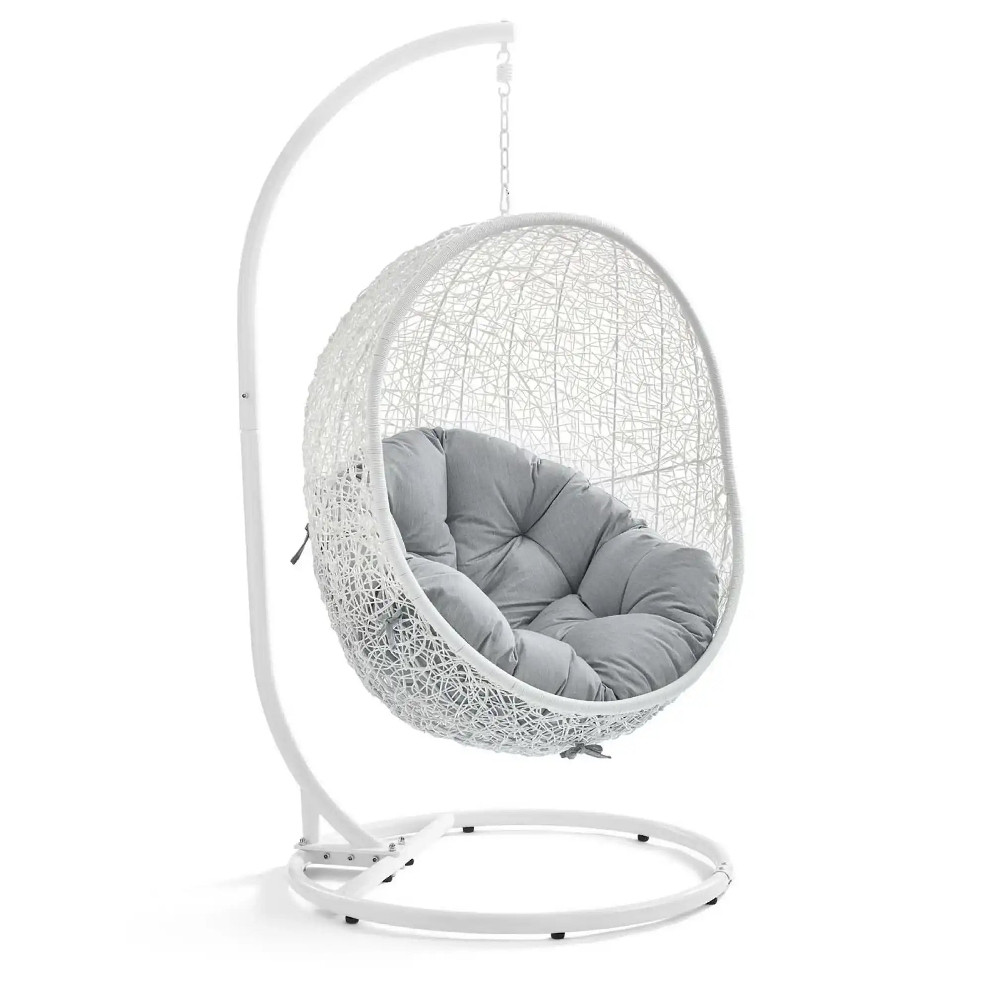 Hide Outdoor Patio Sunbrella� Swing Chair With Stand by Modway - Best Buy Furniture