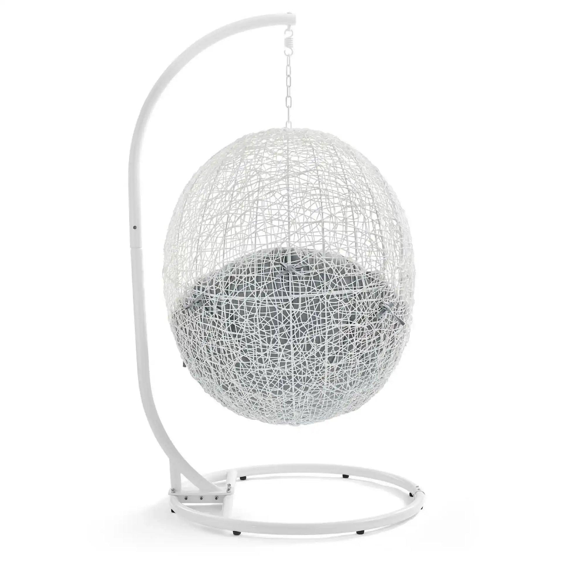 Hide Outdoor Patio Sunbrella� Swing Chair With Stand by Modway - Best Buy Furniture