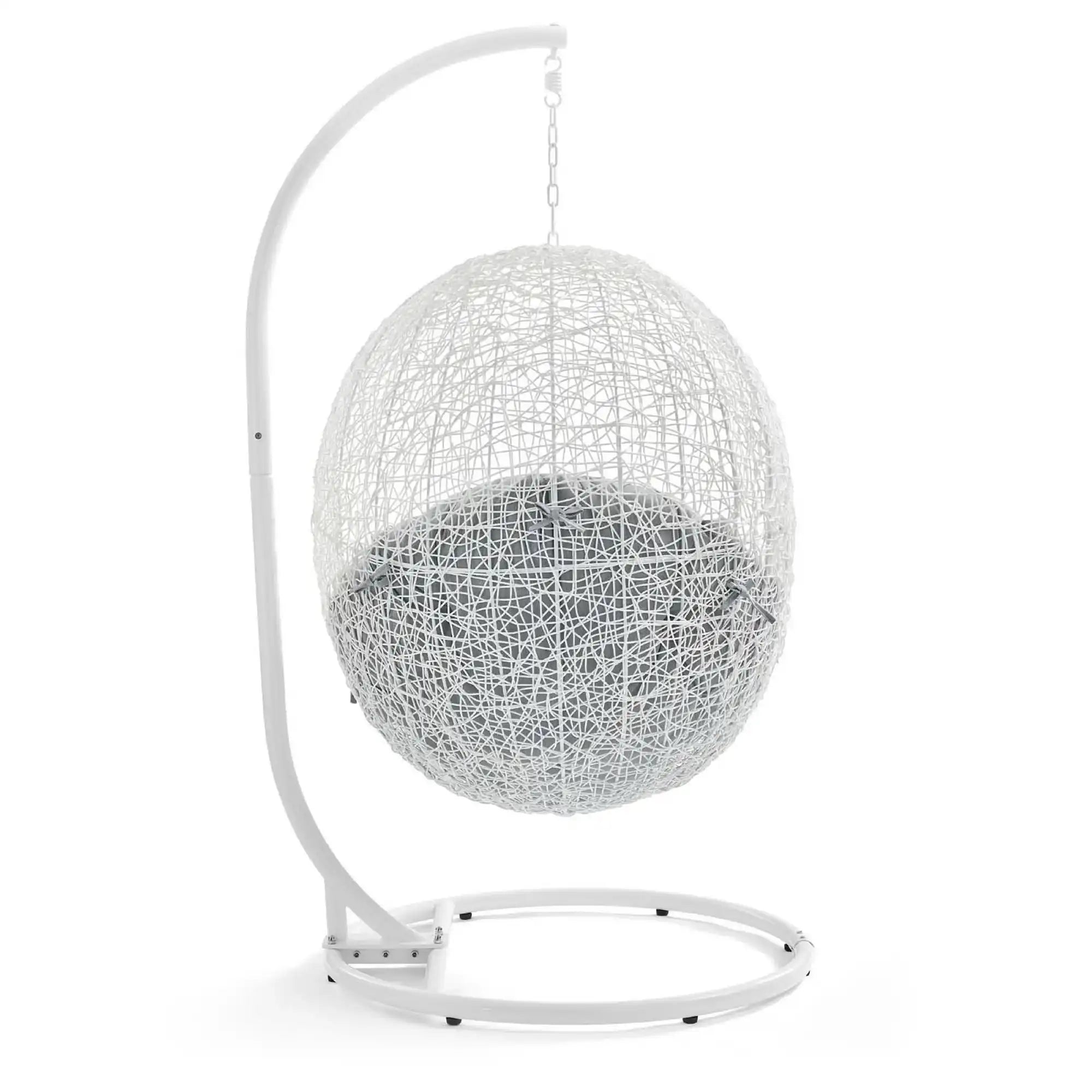 Hide Outdoor Patio Sunbrella� Swing Chair With Stand by Modway - Best Buy Furniture