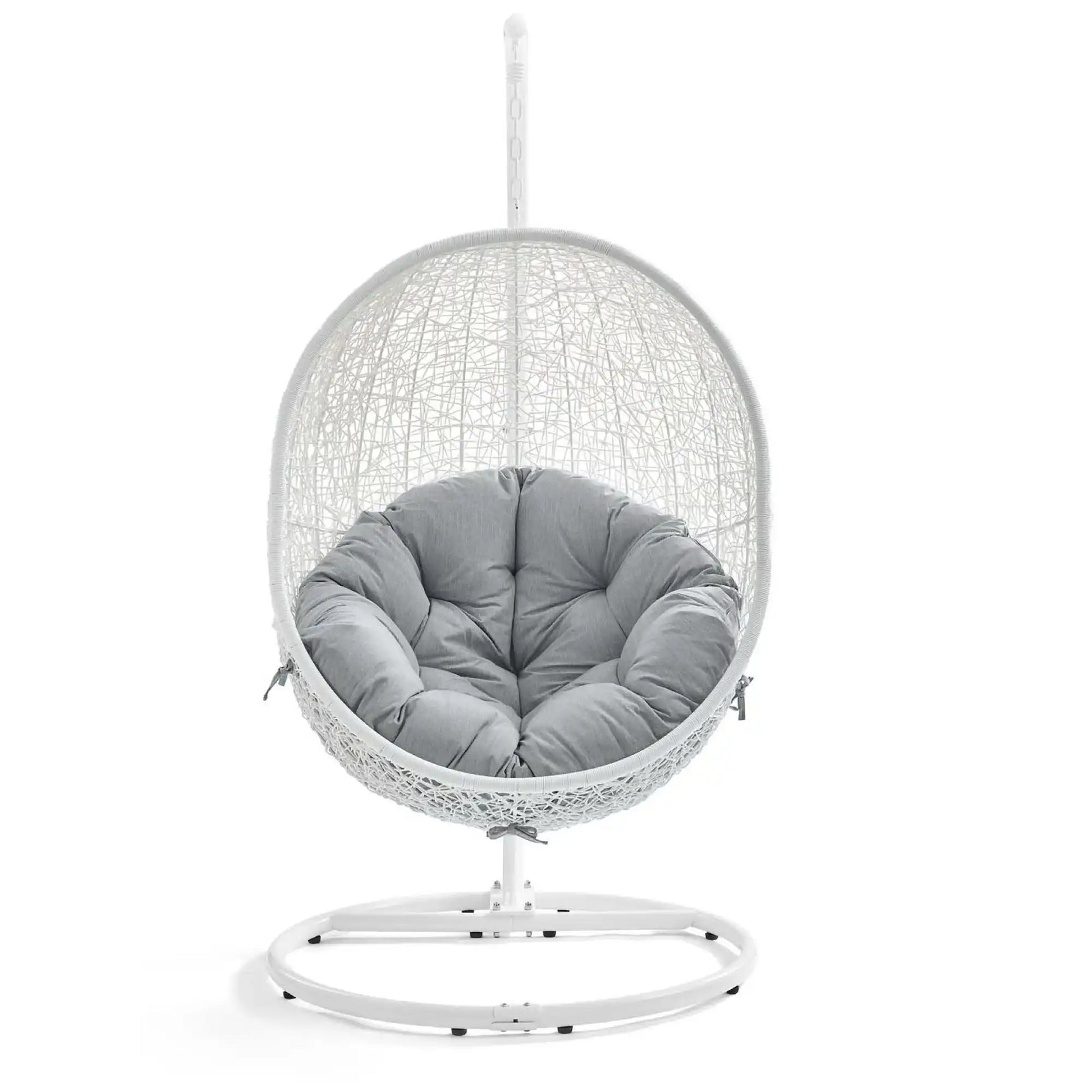 Hide Outdoor Patio Sunbrella� Swing Chair With Stand by Modway - Best Buy Furniture