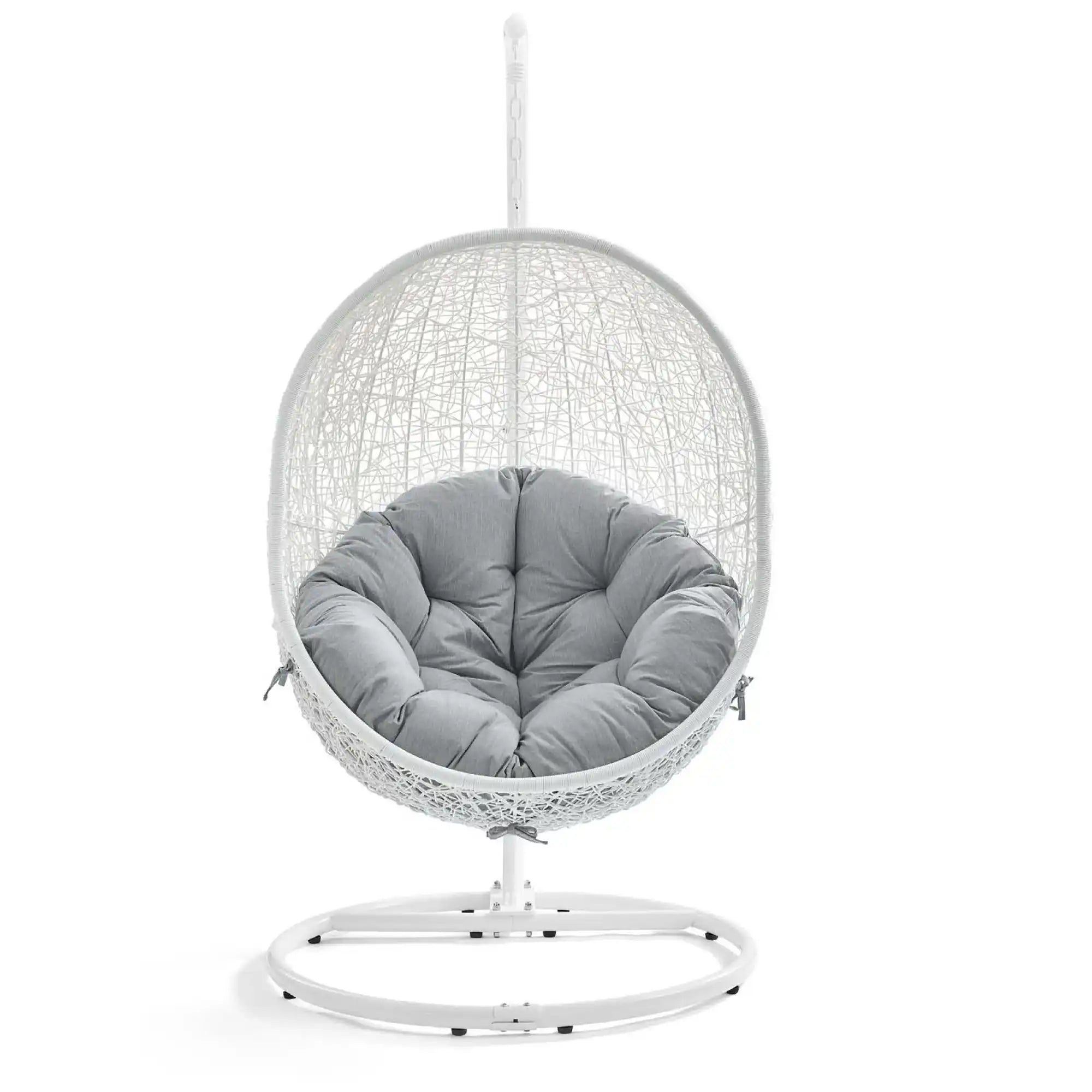 Hide Outdoor Patio Sunbrella� Swing Chair With Stand by Modway - Best Buy Furniture