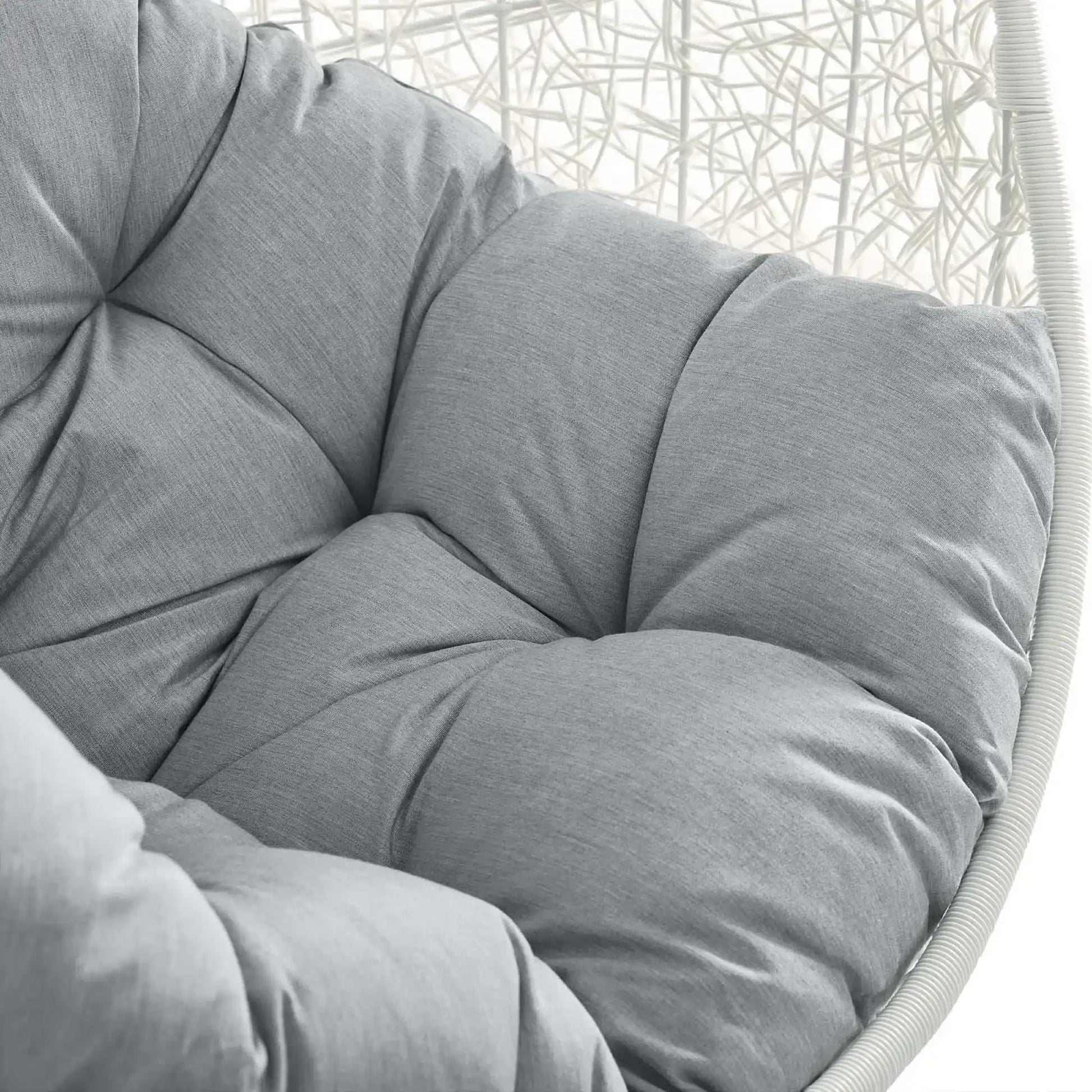 Hide Outdoor Patio Sunbrella� Swing Chair With Stand by Modway - Best Buy Furniture