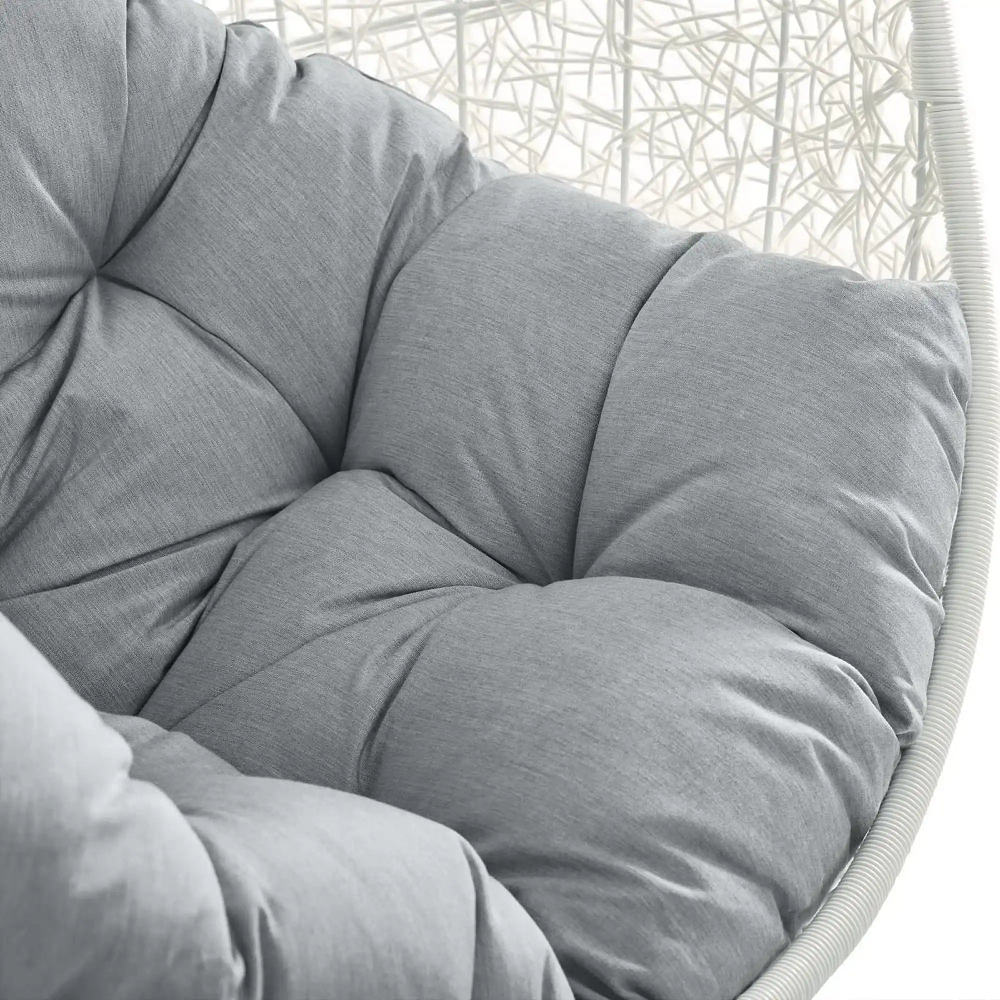 Hide Outdoor Patio Sunbrella� Swing Chair With Stand by Modway - Best Buy Furniture