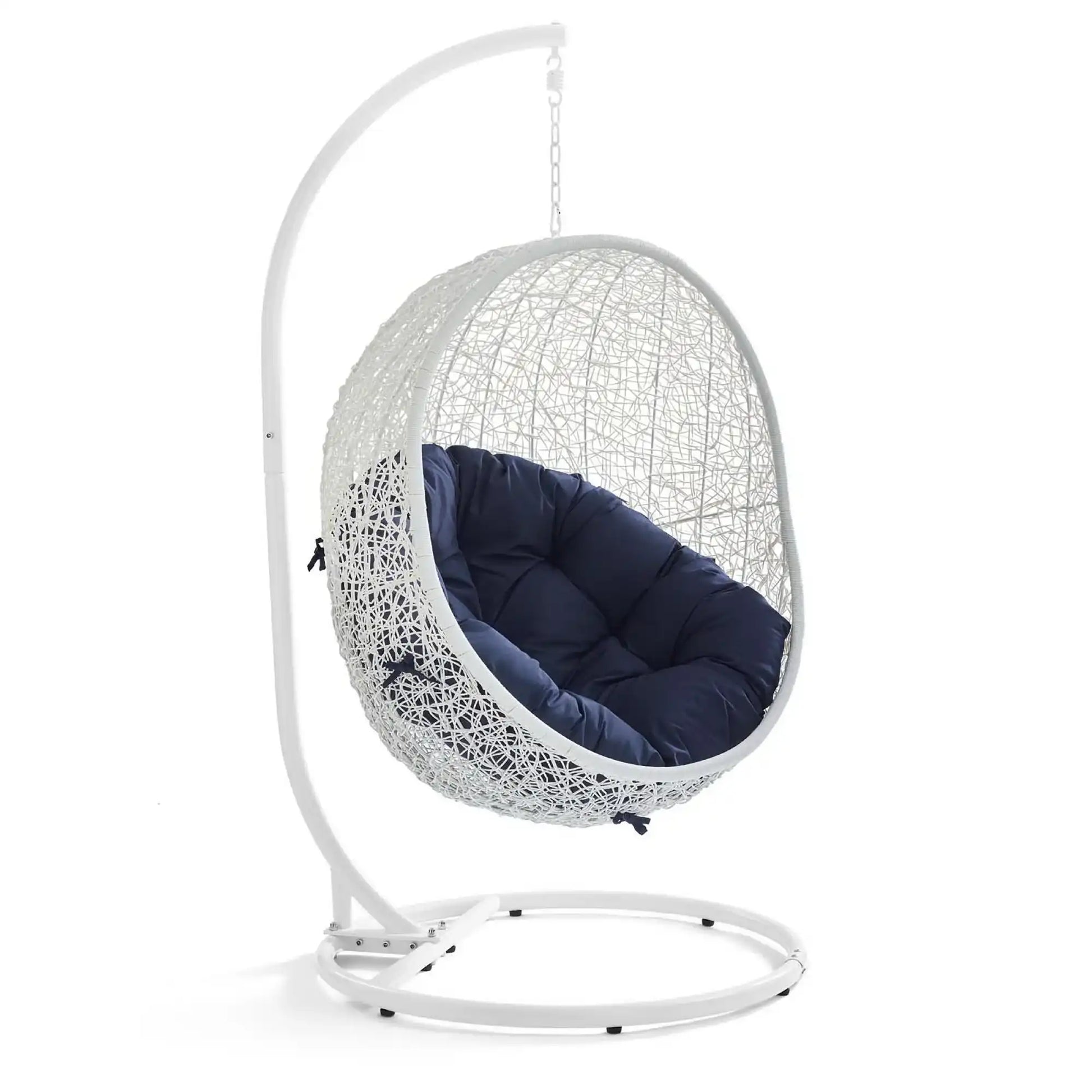 Hide Outdoor Patio Sunbrella� Swing Chair With Stand by Modway - Best Buy Furniture