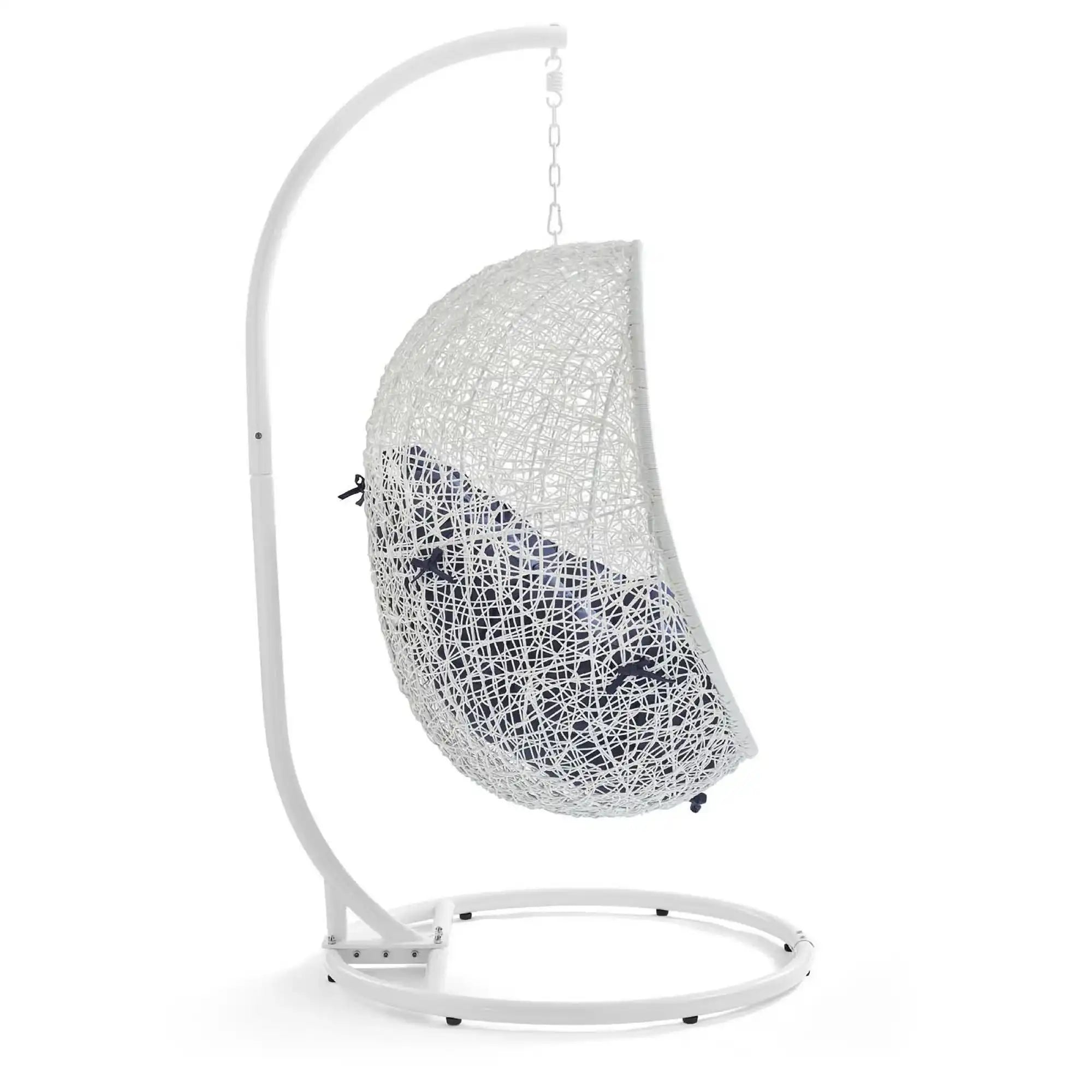 Hide Outdoor Patio Sunbrella� Swing Chair With Stand by Modway - Best Buy Furniture