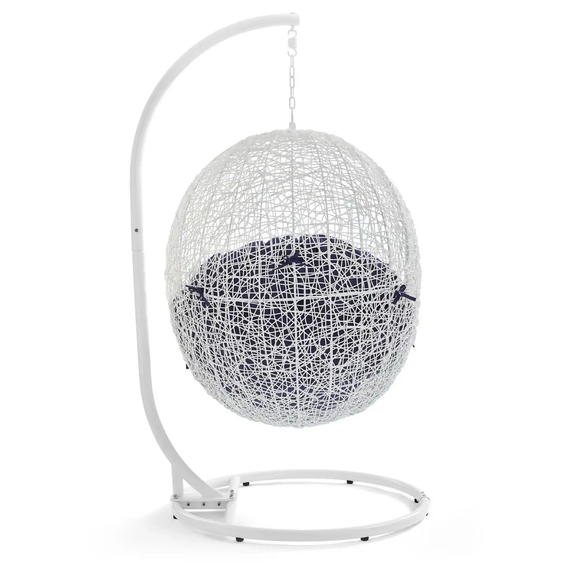 Hide Outdoor Patio Sunbrella� Swing Chair With Stand by Modway - Best Buy Furniture