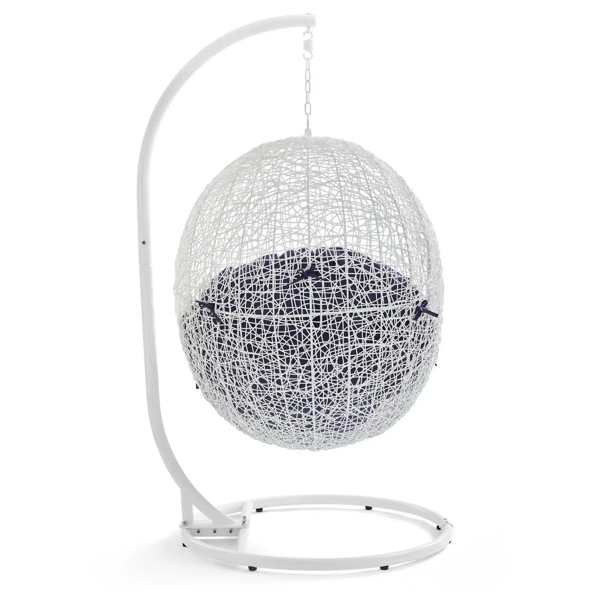 Hide Outdoor Patio Sunbrella� Swing Chair With Stand by Modway - Best Buy Furniture