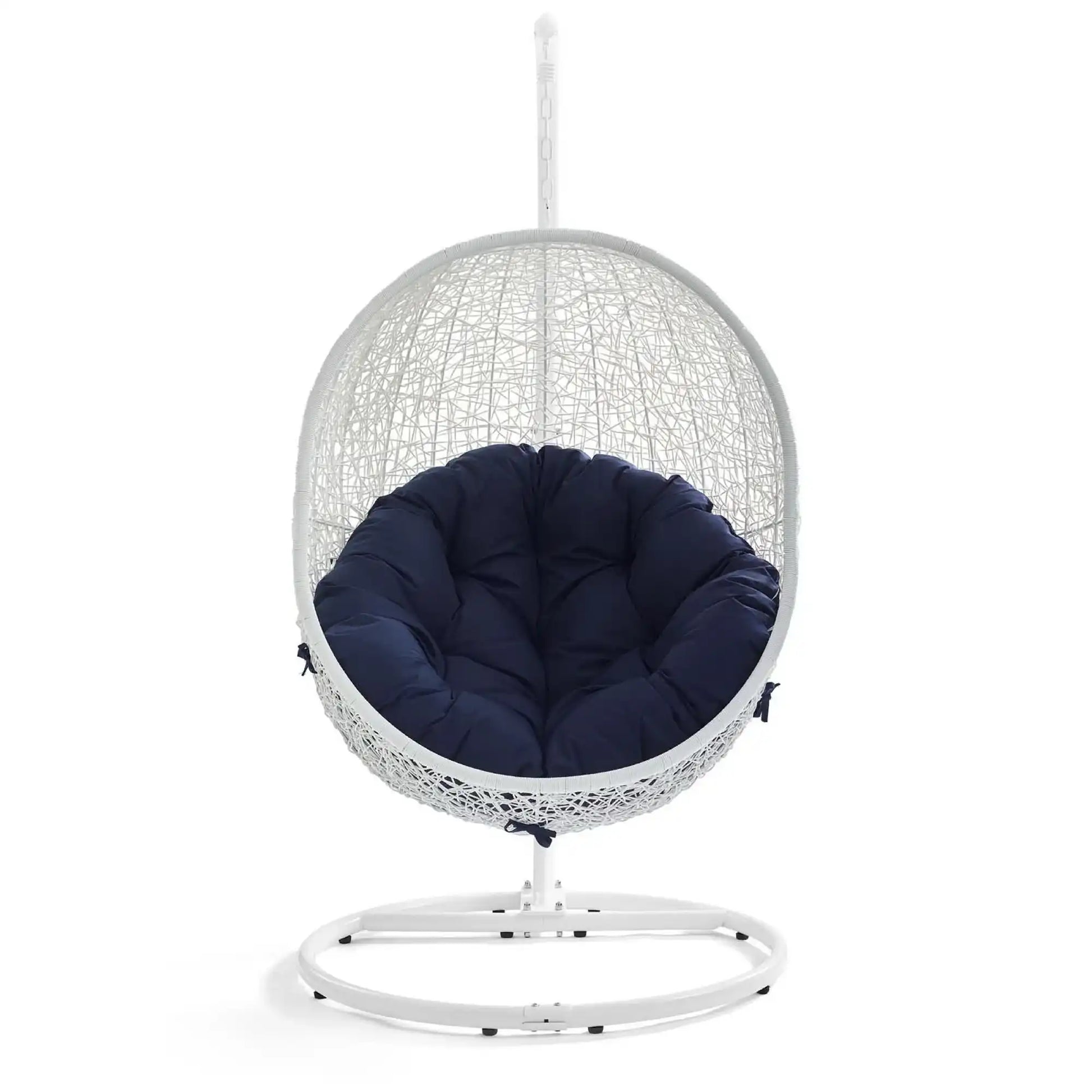 Hide Outdoor Patio Sunbrella� Swing Chair With Stand by Modway - Best Buy Furniture