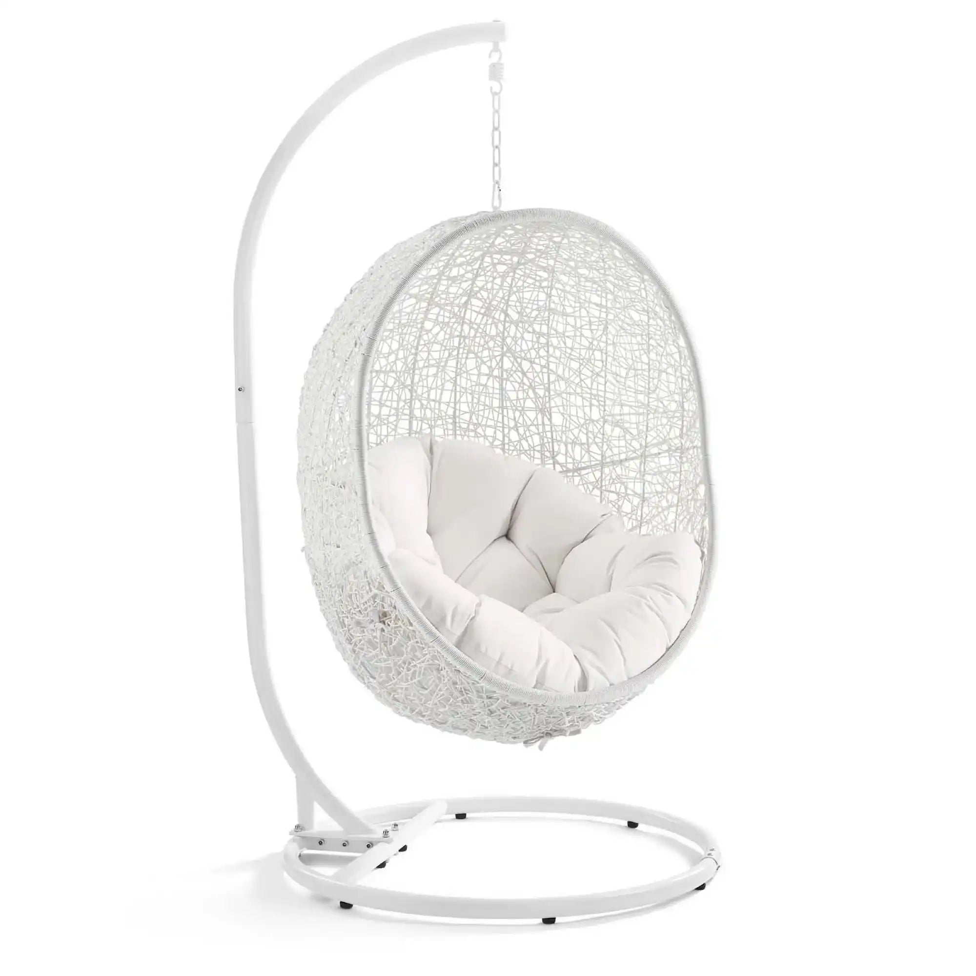 Hide Outdoor Patio Sunbrella� Swing Chair With Stand by Modway - Best Buy Furniture