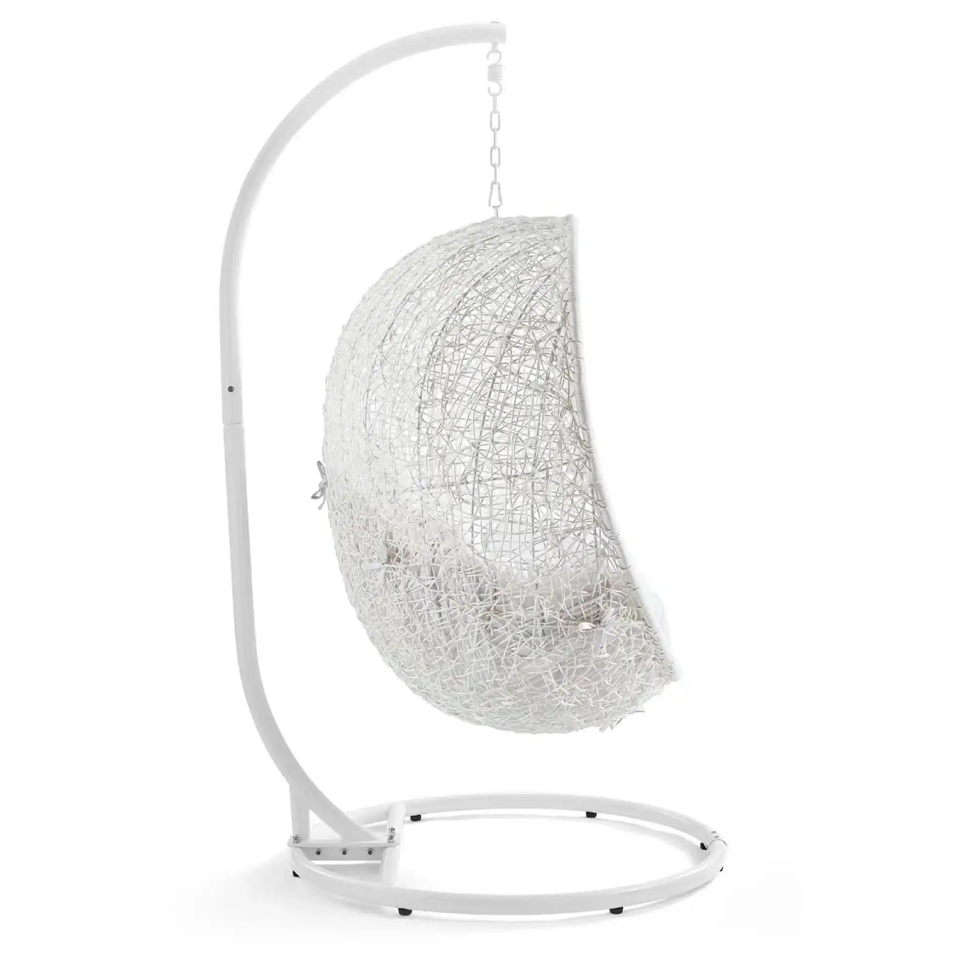 Hide Outdoor Patio Sunbrella� Swing Chair With Stand by Modway - Best Buy Furniture