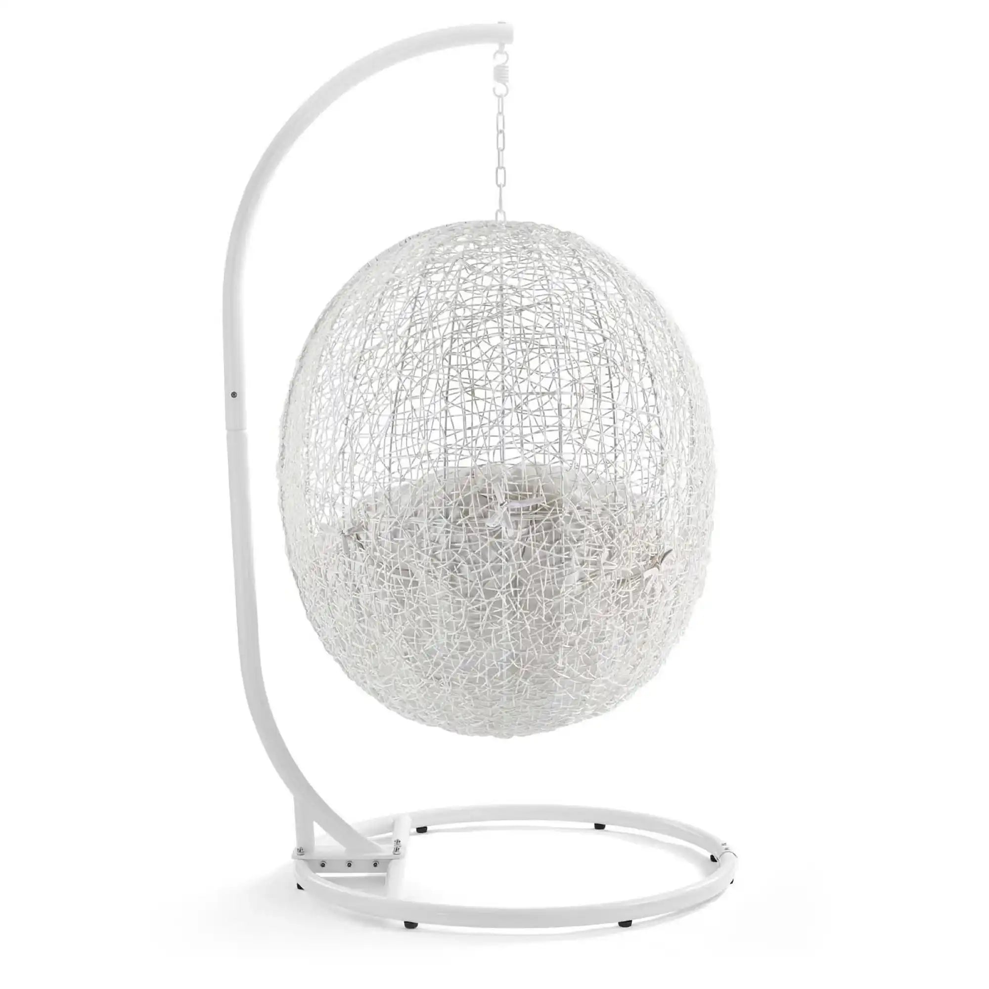 Hide Outdoor Patio Sunbrella� Swing Chair With Stand by Modway - Best Buy Furniture