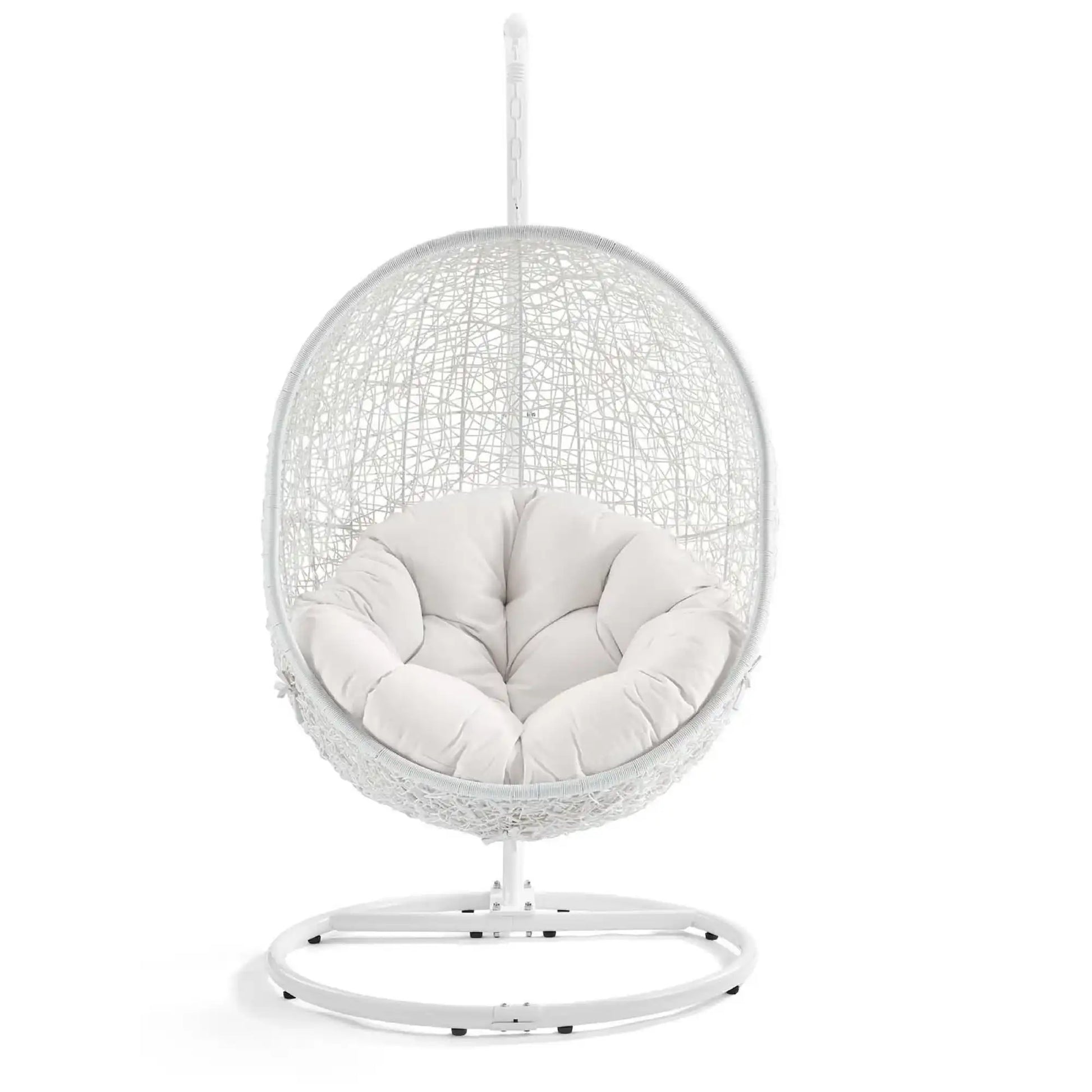 Hide Outdoor Patio Sunbrella� Swing Chair With Stand by Modway - Best Buy Furniture