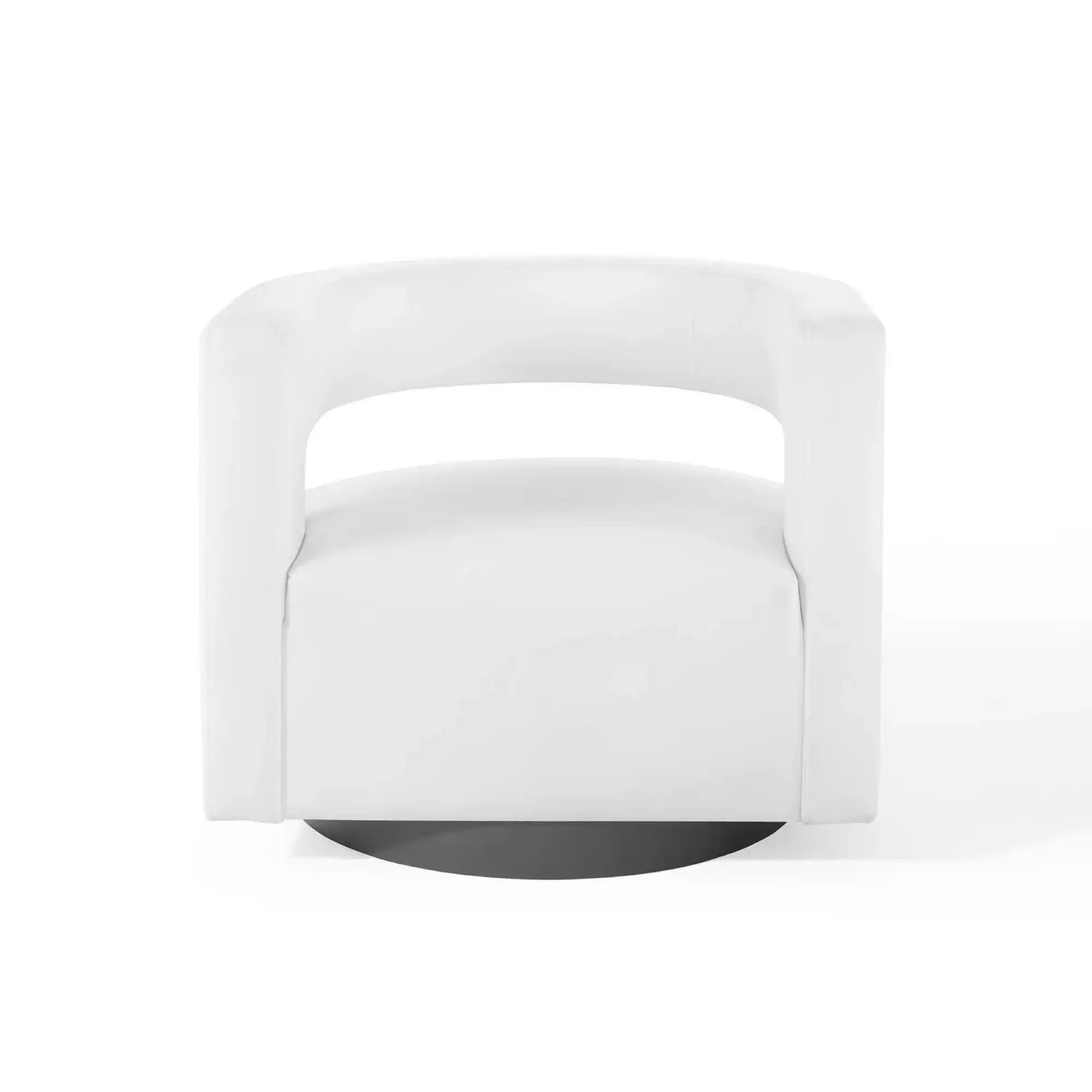 Spin Cutaway Performance Velvet Swivel Armchair by Modway - Best Buy Furniture