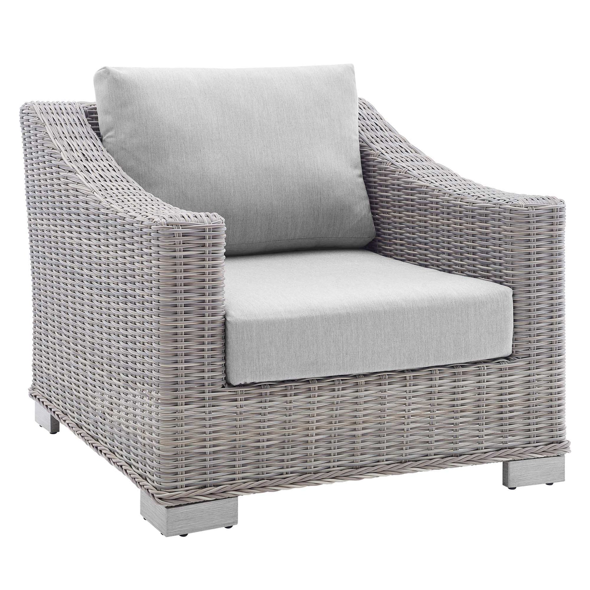 Conway Sunbrella� Outdoor Patio Wicker Rattan Armchair by Modway - Best Buy Furniture