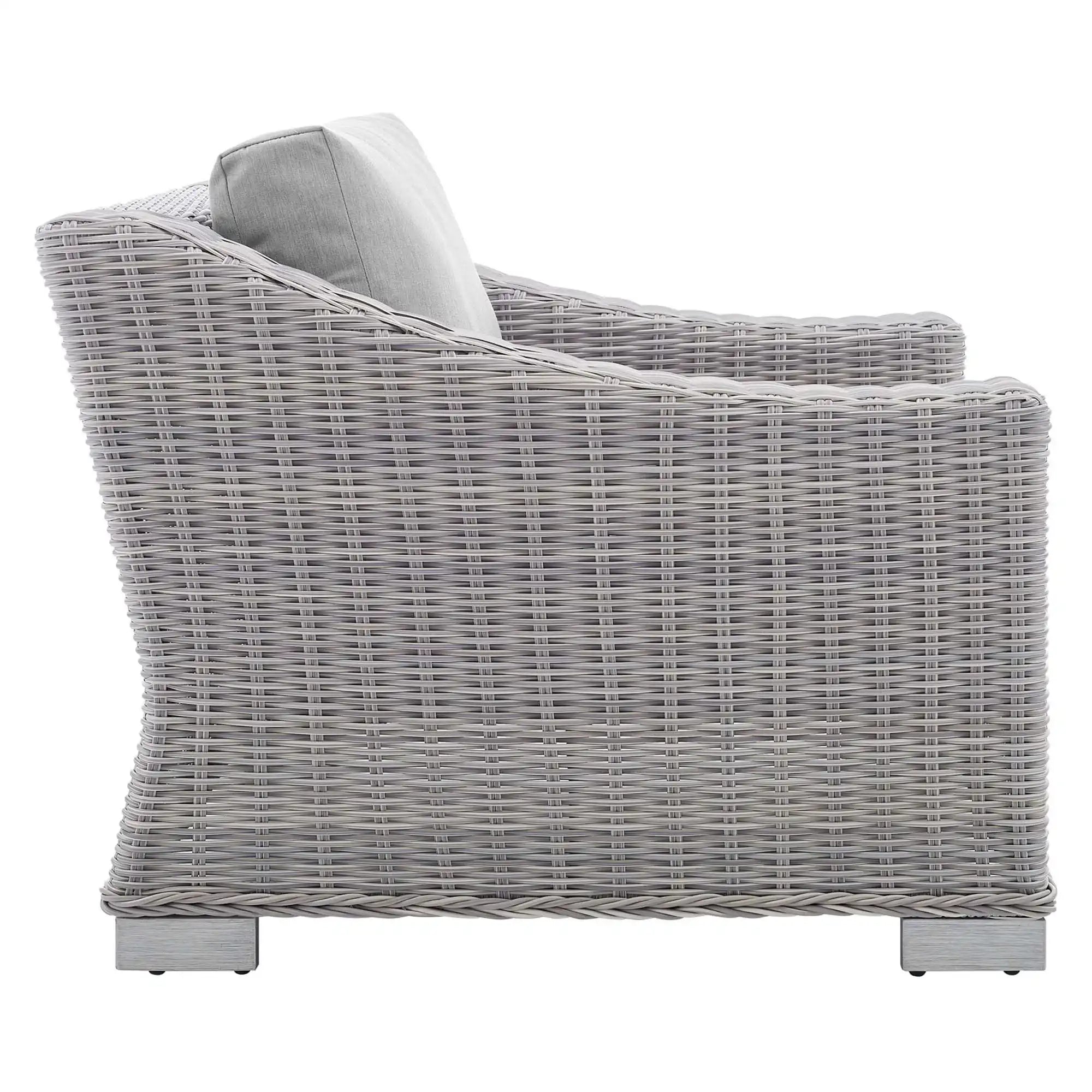 Conway Sunbrella� Outdoor Patio Wicker Rattan Armchair by Modway - Best Buy Furniture