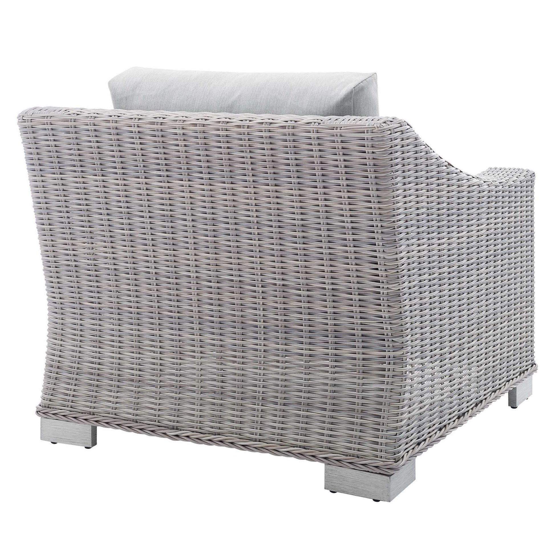 Conway Sunbrella� Outdoor Patio Wicker Rattan Armchair by Modway - Best Buy Furniture