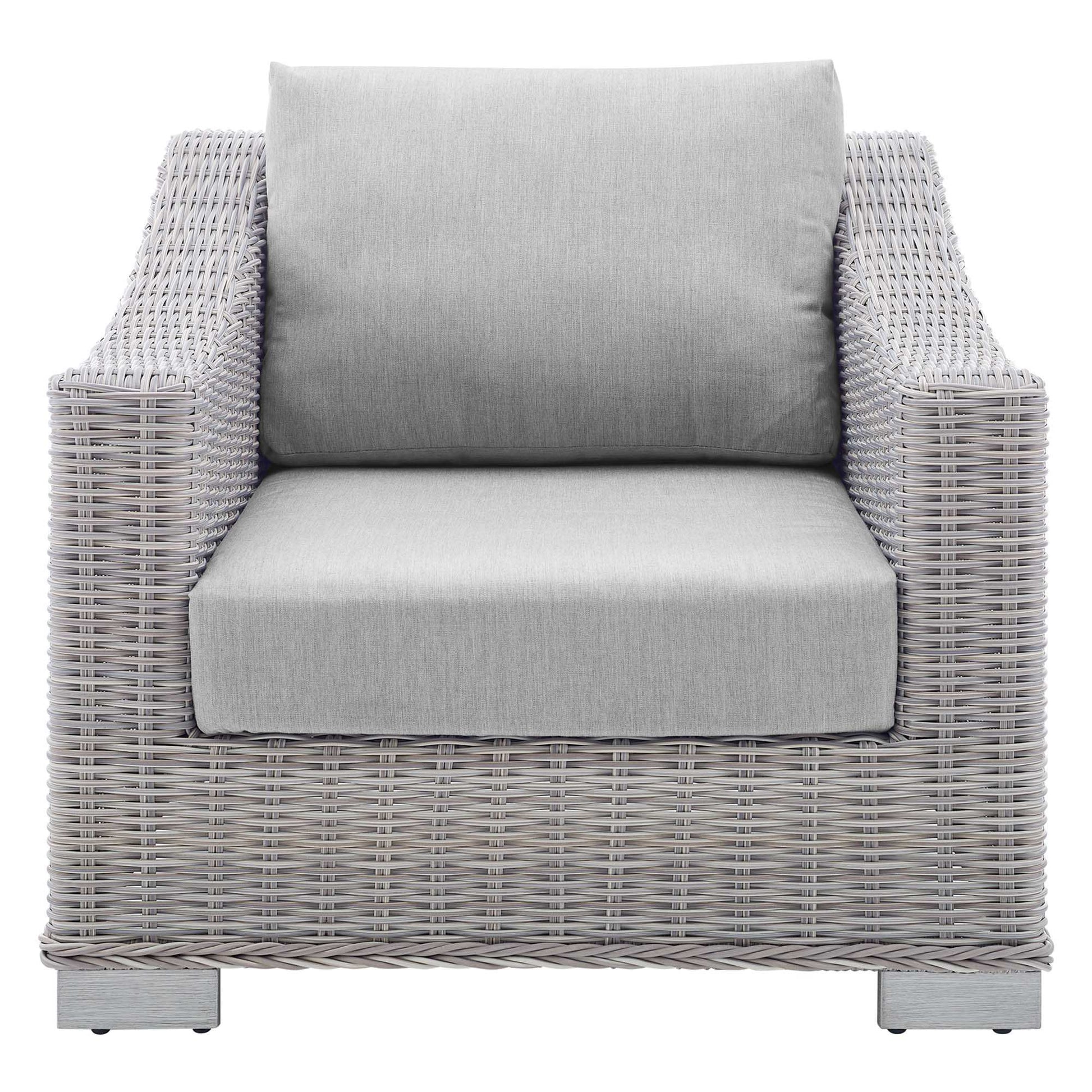Conway Sunbrella� Outdoor Patio Wicker Rattan Armchair by Modway - Best Buy Furniture