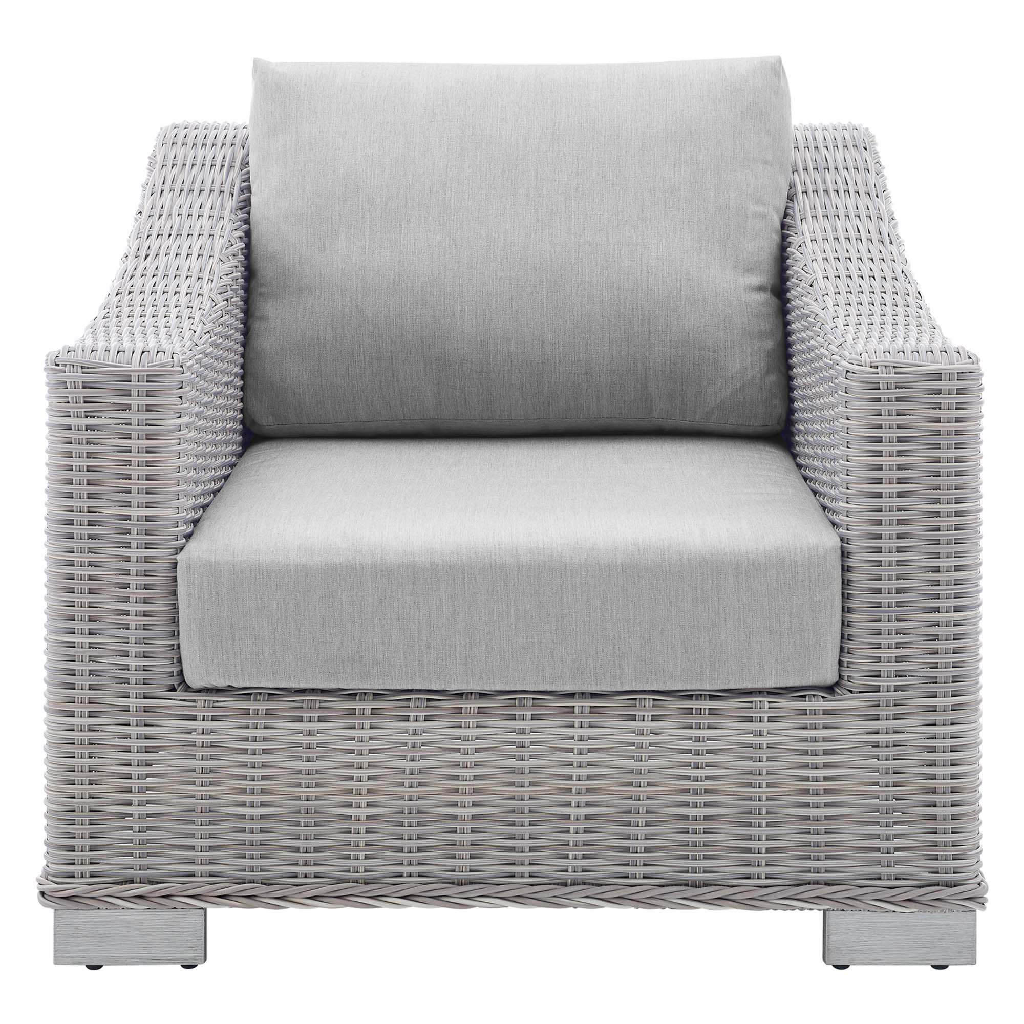 Conway Sunbrella� Outdoor Patio Wicker Rattan Armchair by Modway - Best Buy Furniture