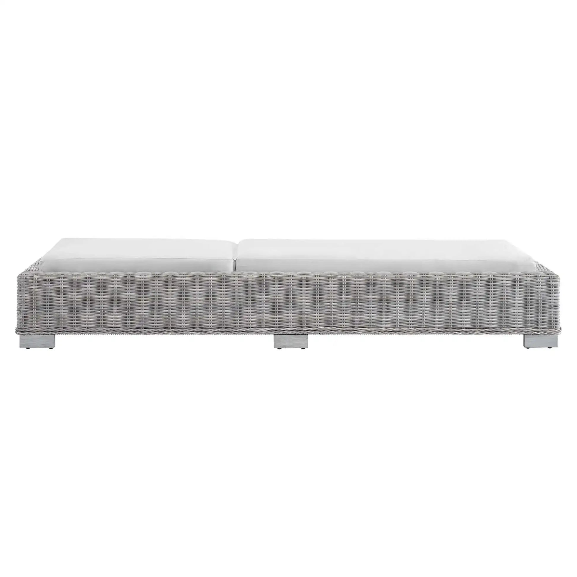 Conway Sunbrella� Outdoor Patio Wicker Rattan Chaise Lounge by Modway - Best Buy Furniture