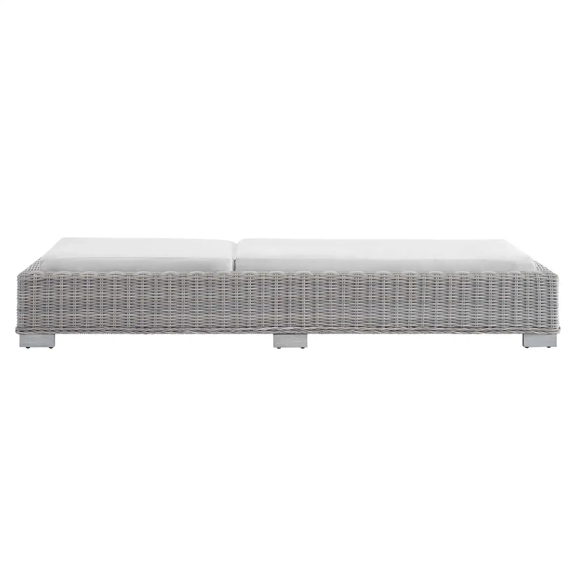 Conway Sunbrella� Outdoor Patio Wicker Rattan Chaise Lounge by Modway - Best Buy Furniture