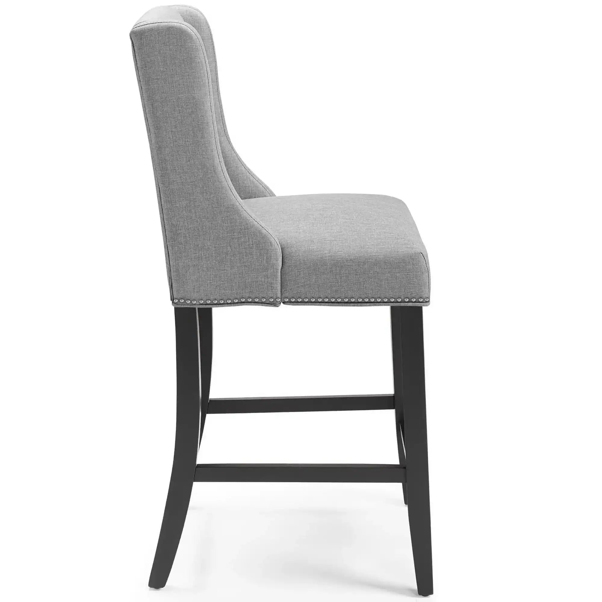 Baron Upholstered Fabric Counter Stool Set of 2 by Modway - Best Buy Furniture