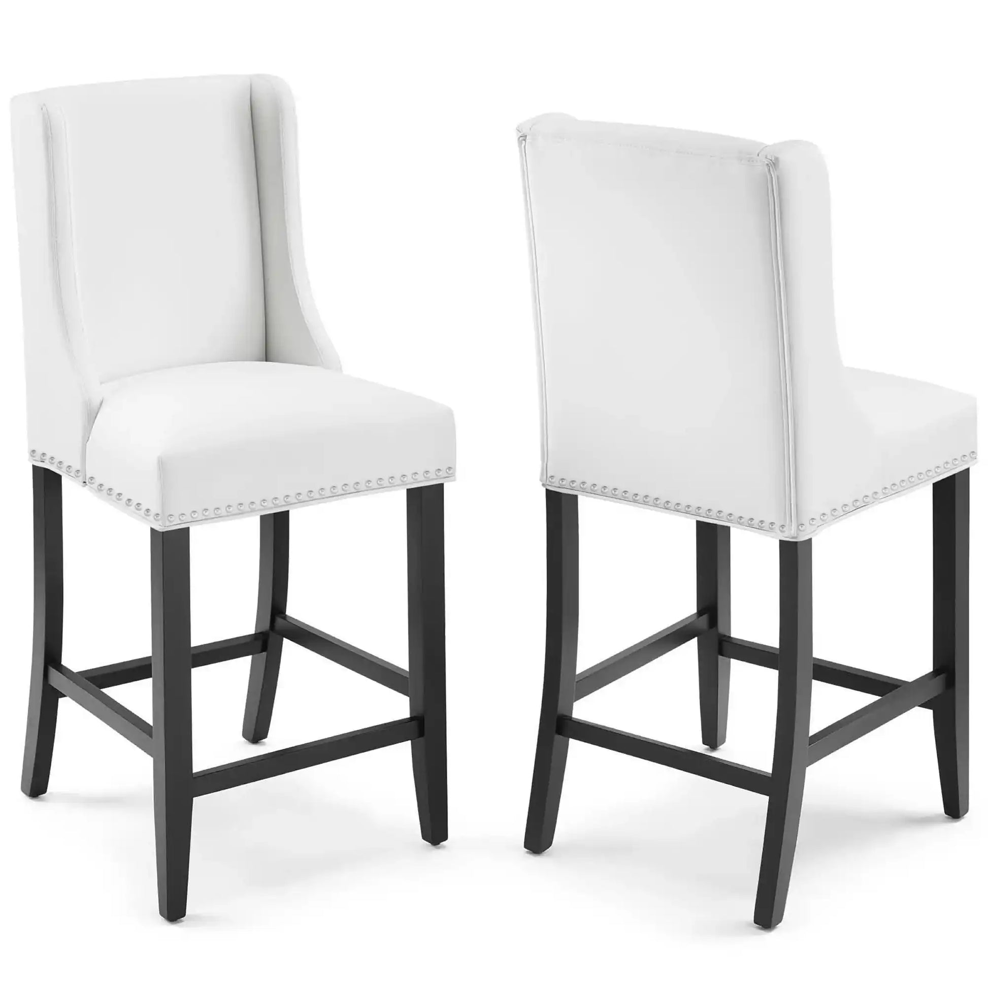 Baron Faux Leather Counter Stool Set of 2 by Modway - Best Buy Furniture