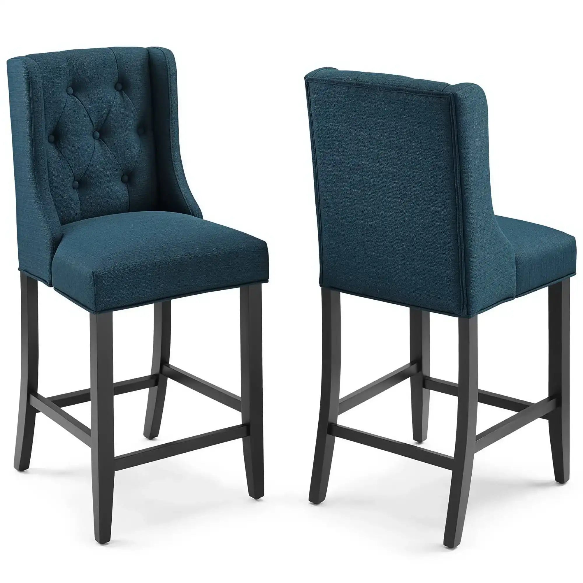 Baronet Upholstered Fabric Counter Bar Stool Set of 2 by Modway - Best Buy Furniture